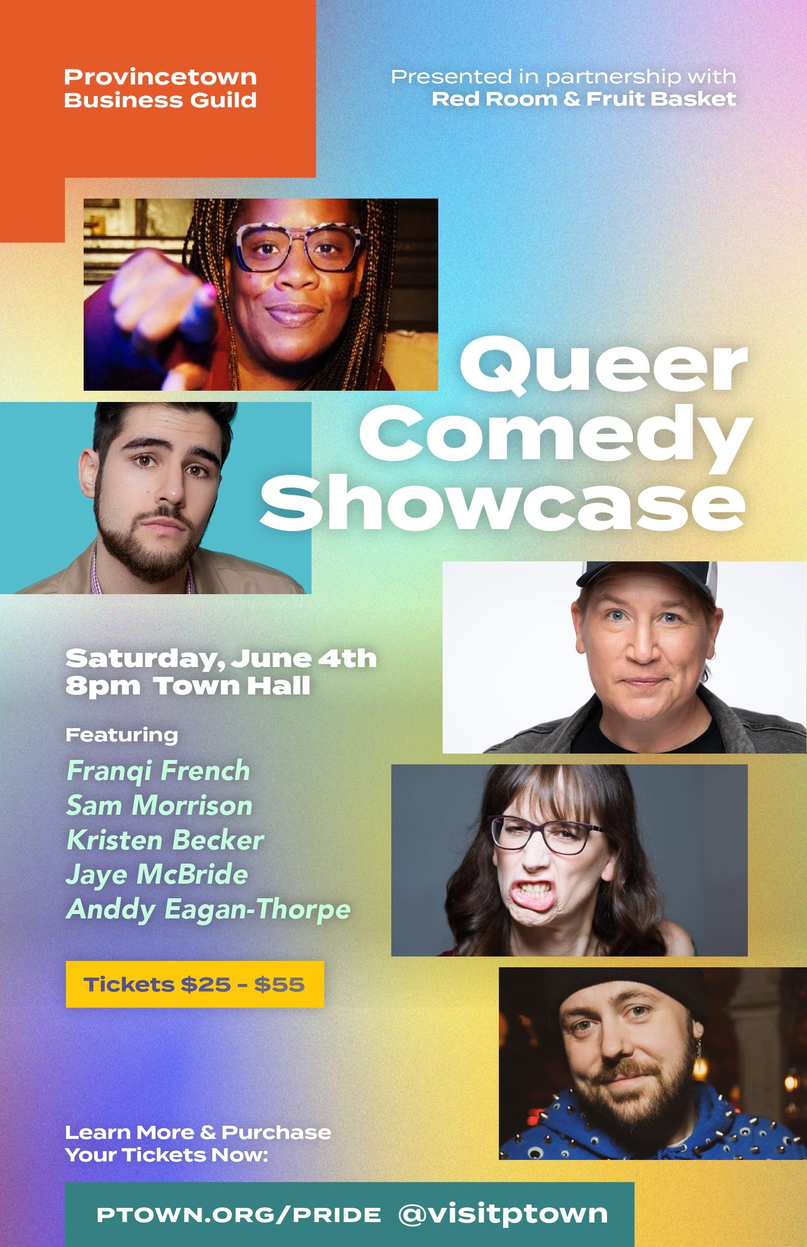 QUEER COMEDY SHOWCASE- presented by The Provincetown Business Guild