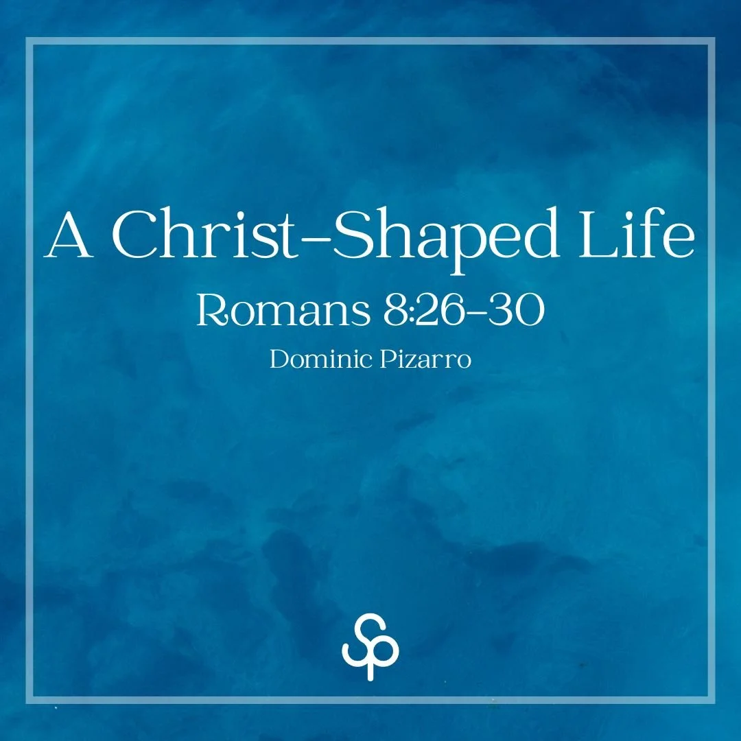 A Christ-Shaped Life Romans 8:26-30 episode artwork