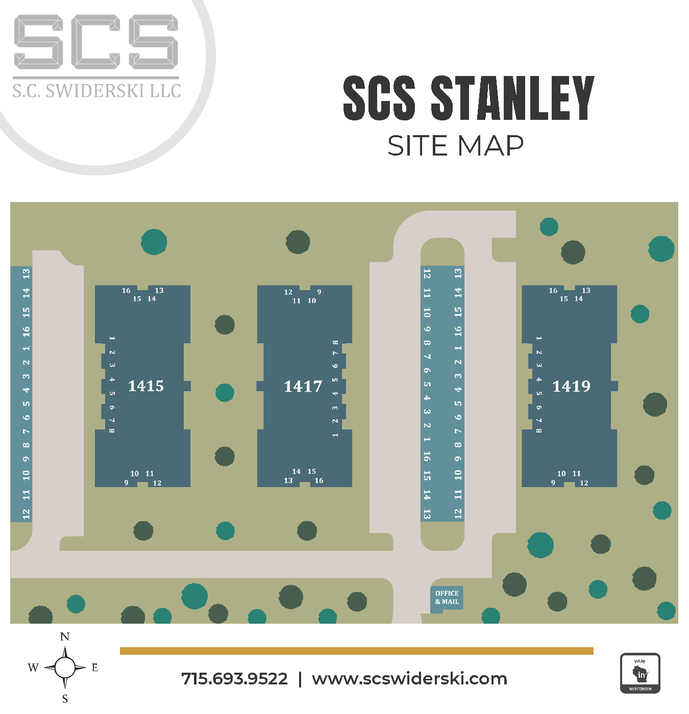 S.C. Swiderski, LLC— Stanley, WI Apartments for Rent