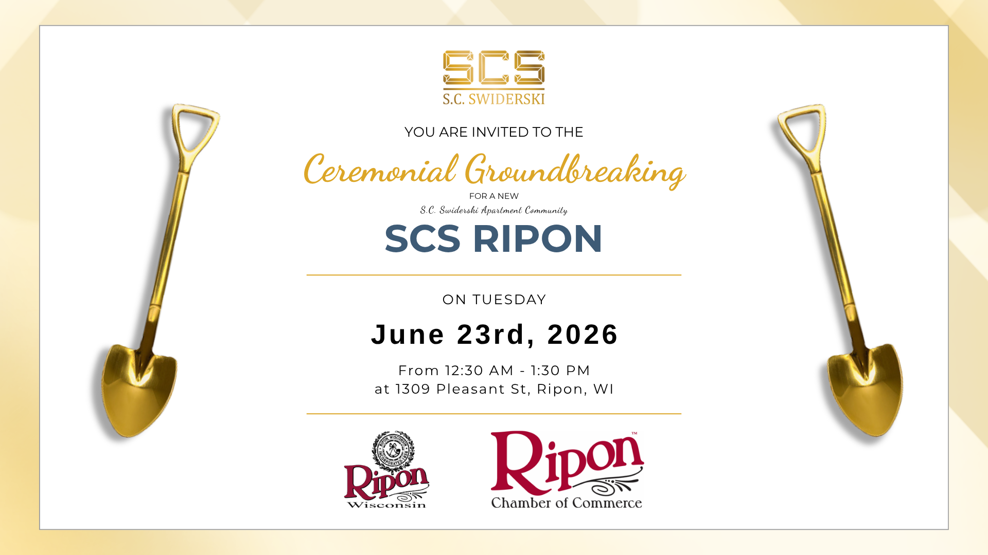 SCS Ripon Groundbreaking