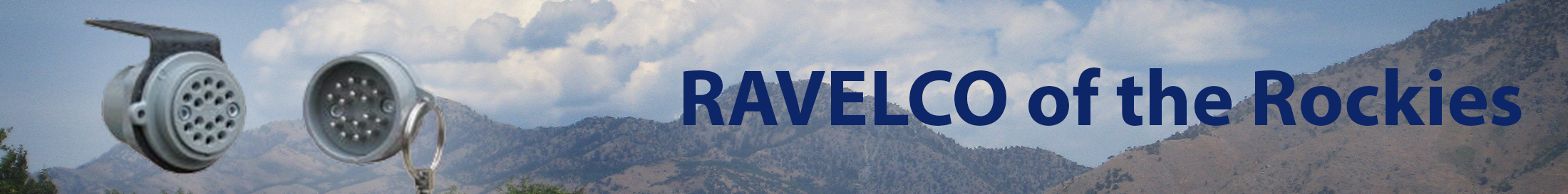 Ravelco base and plug over mountains