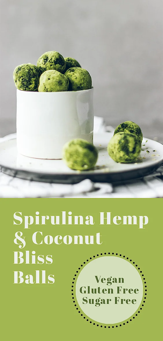Spirulina Hemp and Coconut Bliss Balls (Sugar Free!) — Murielle Banackissa