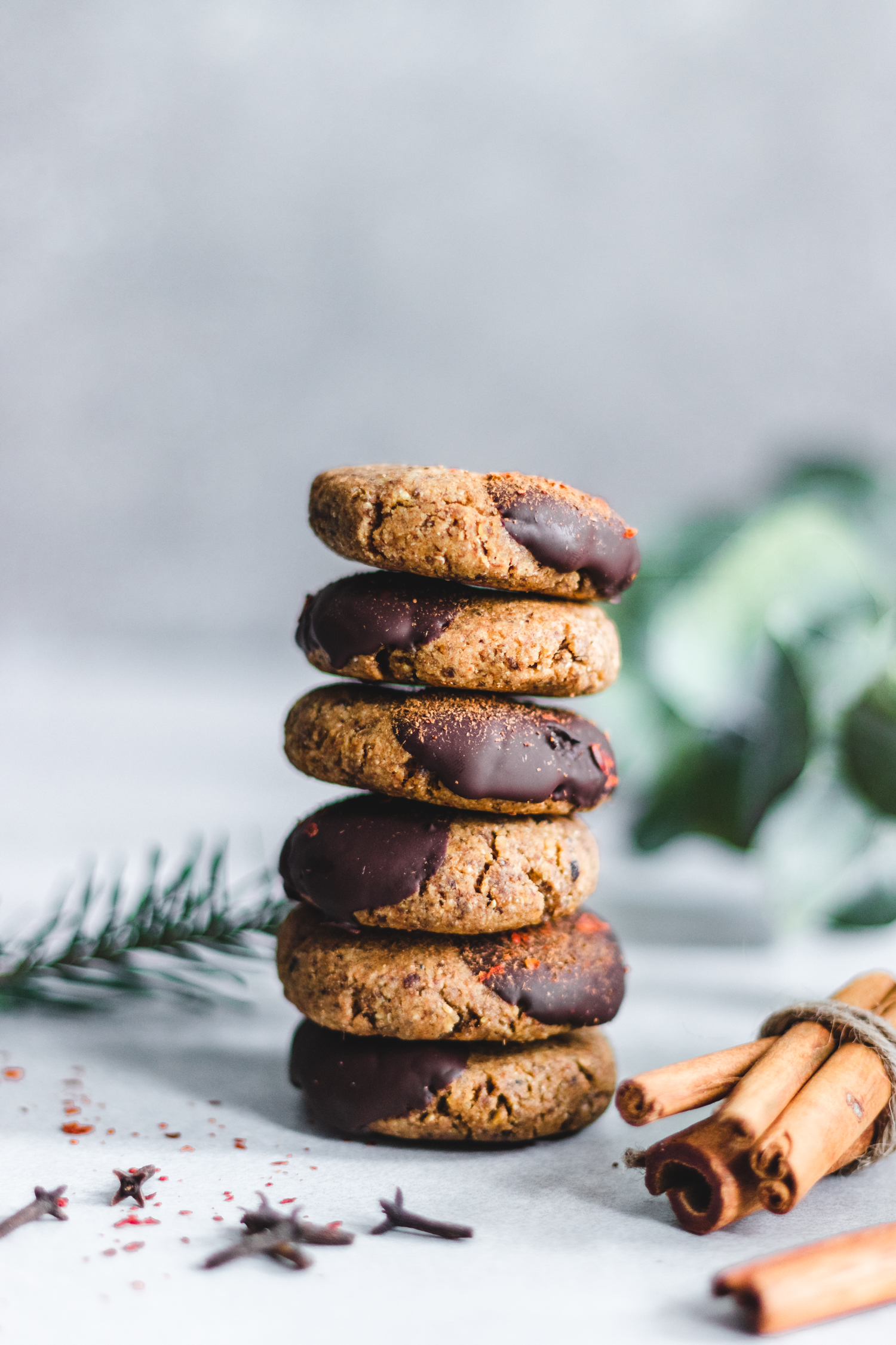 Spiced Chocolate Chestnut Cookies — Murielle Banackissa