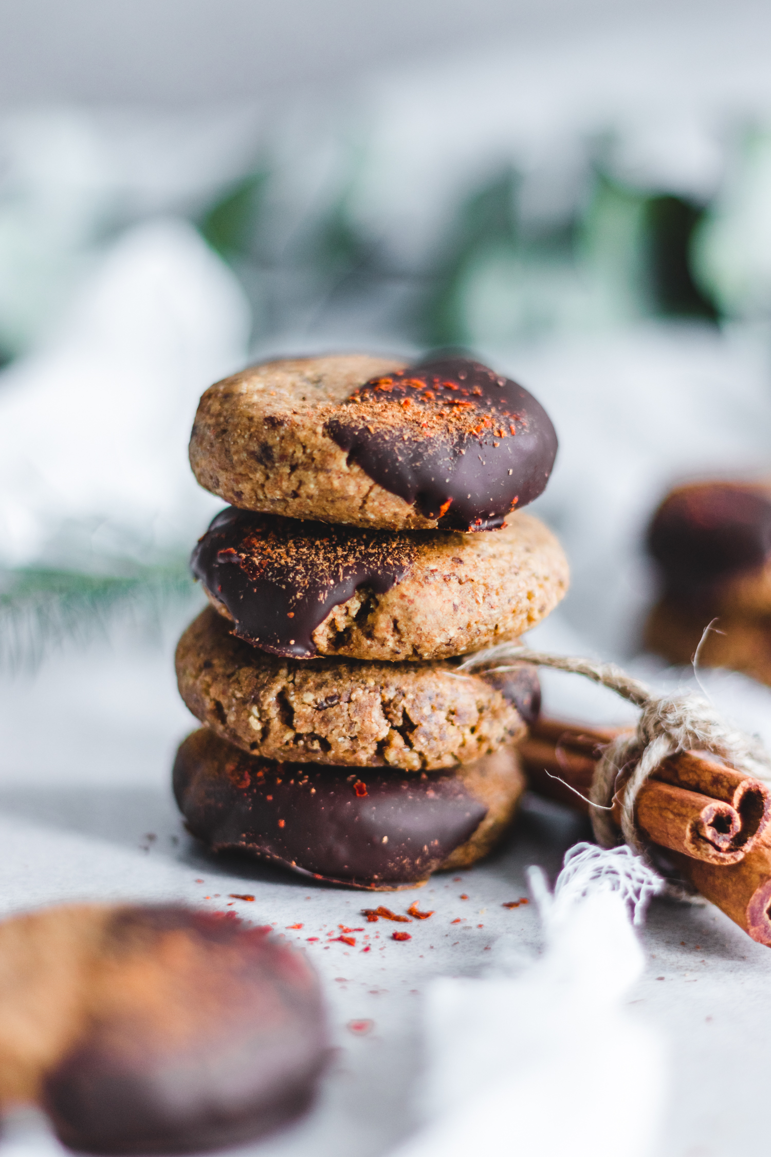 Spiced Chocolate Chestnut Cookies — Murielle Banackissa