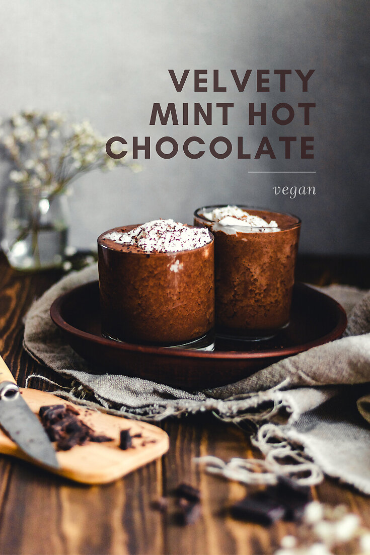 Velvety Mint Hot Chocolate