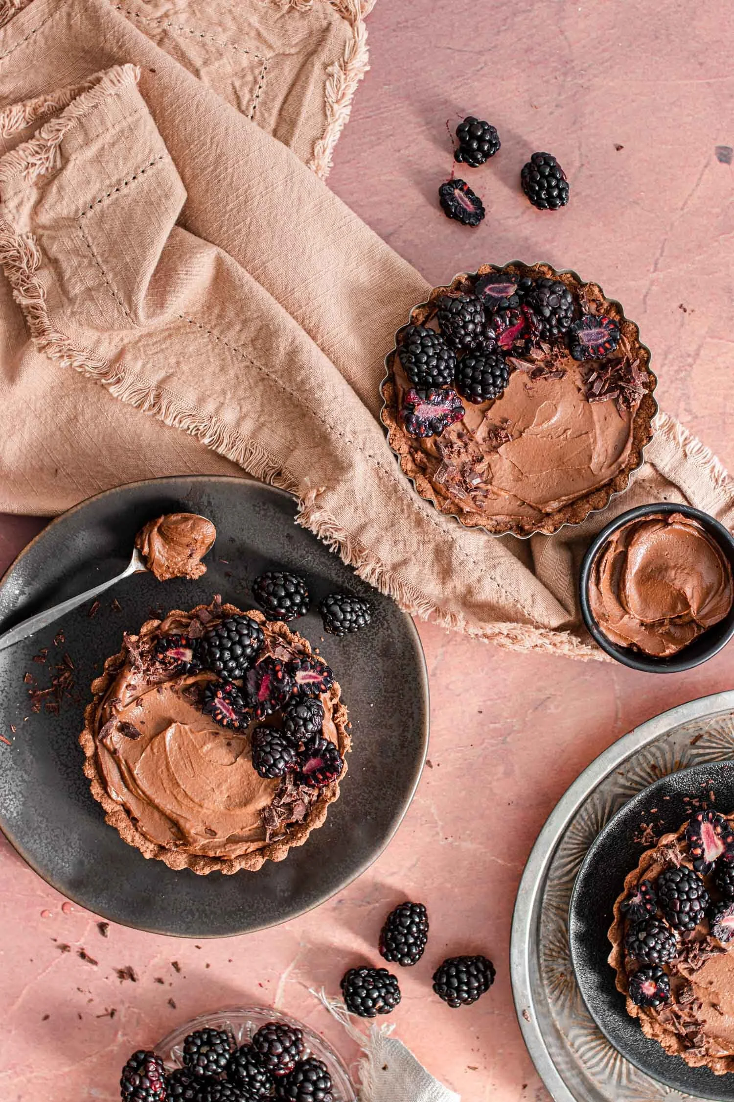 Date Sweetened Double Chocolate Tarts — Murielle Banackissa