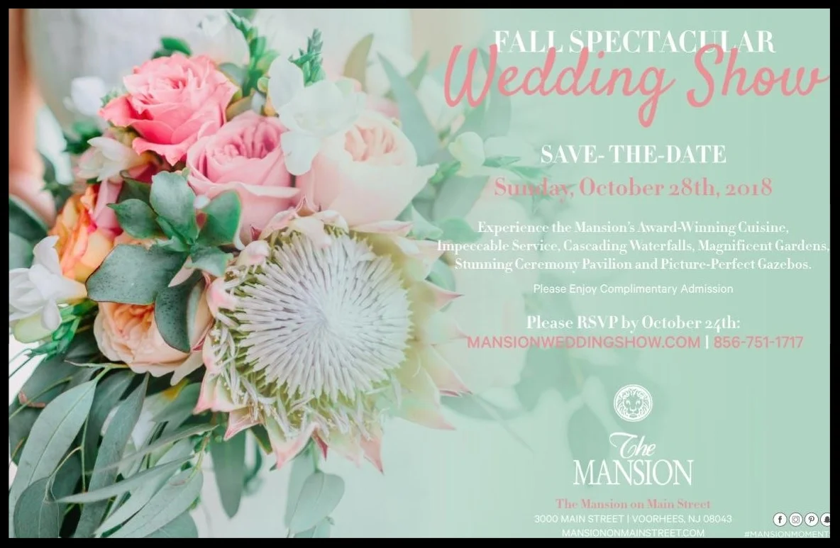Fall Spectacular Wedding Show hosted by The Mansion in Voorhees