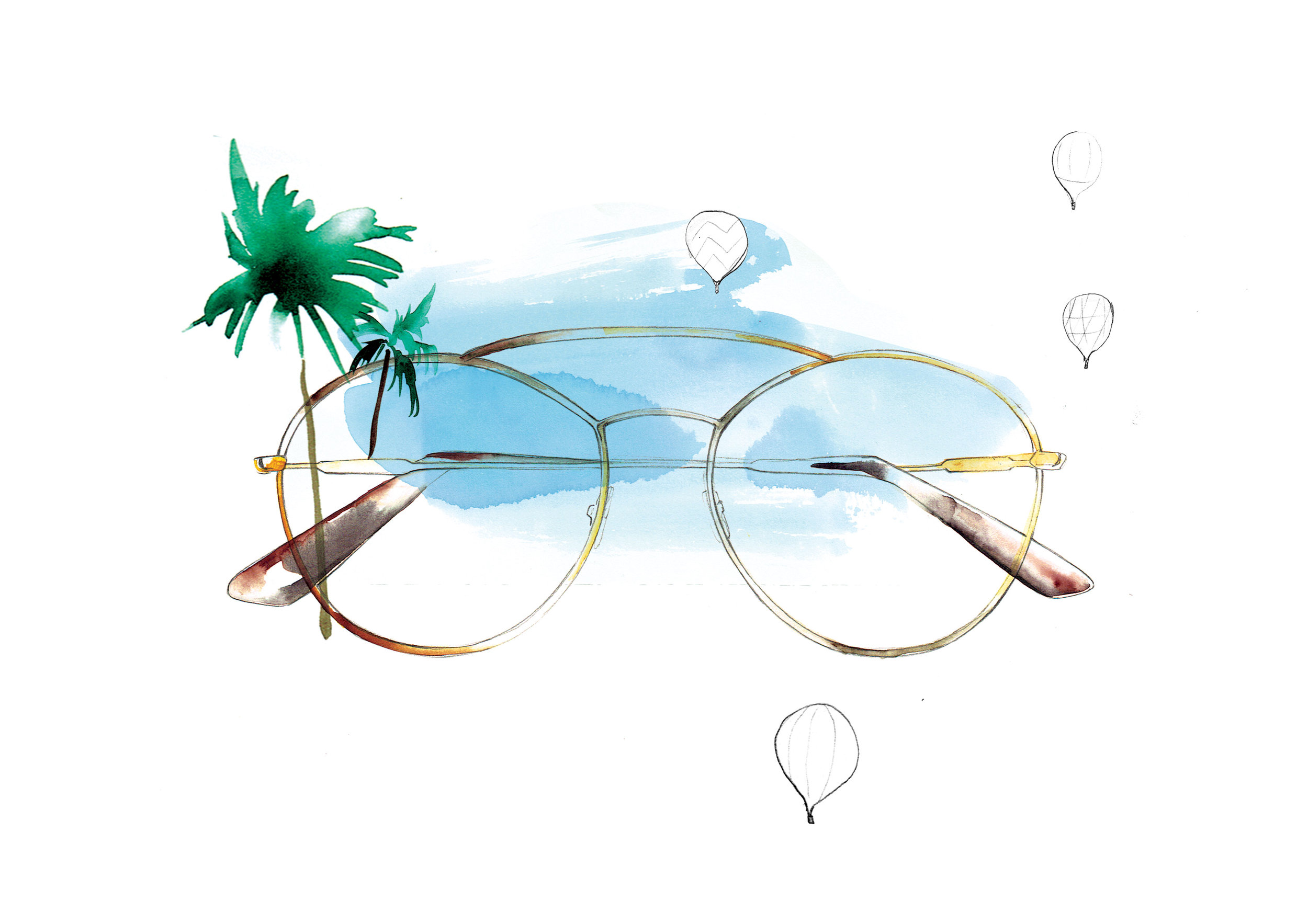 Prada illustrations by Melbourne based artist & Illustrator Sarah Hankinson. 