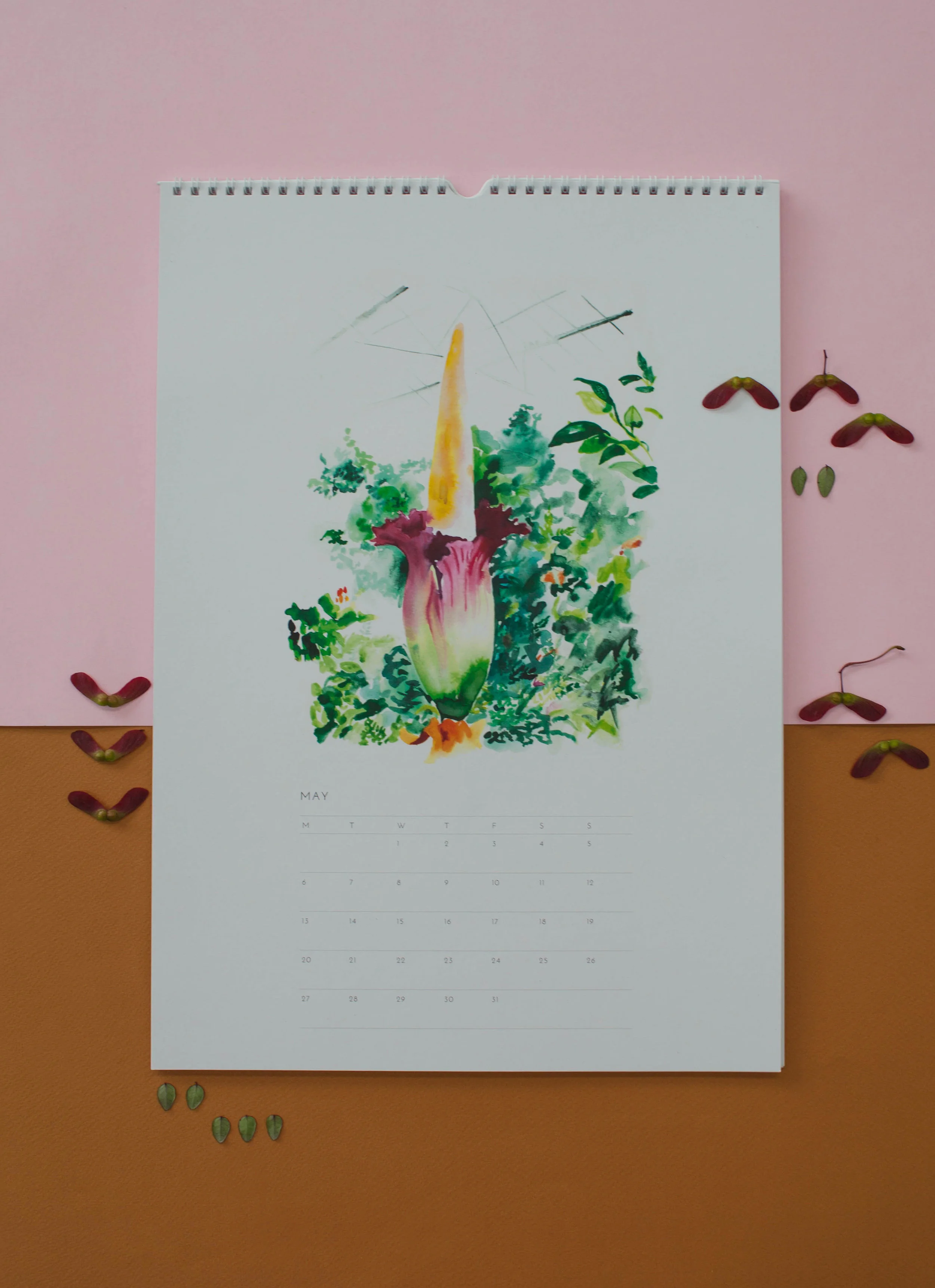 Quiet Places - 2019 Calendar  by Melbourne based artist & Illustrator Sarah Hankinson. 