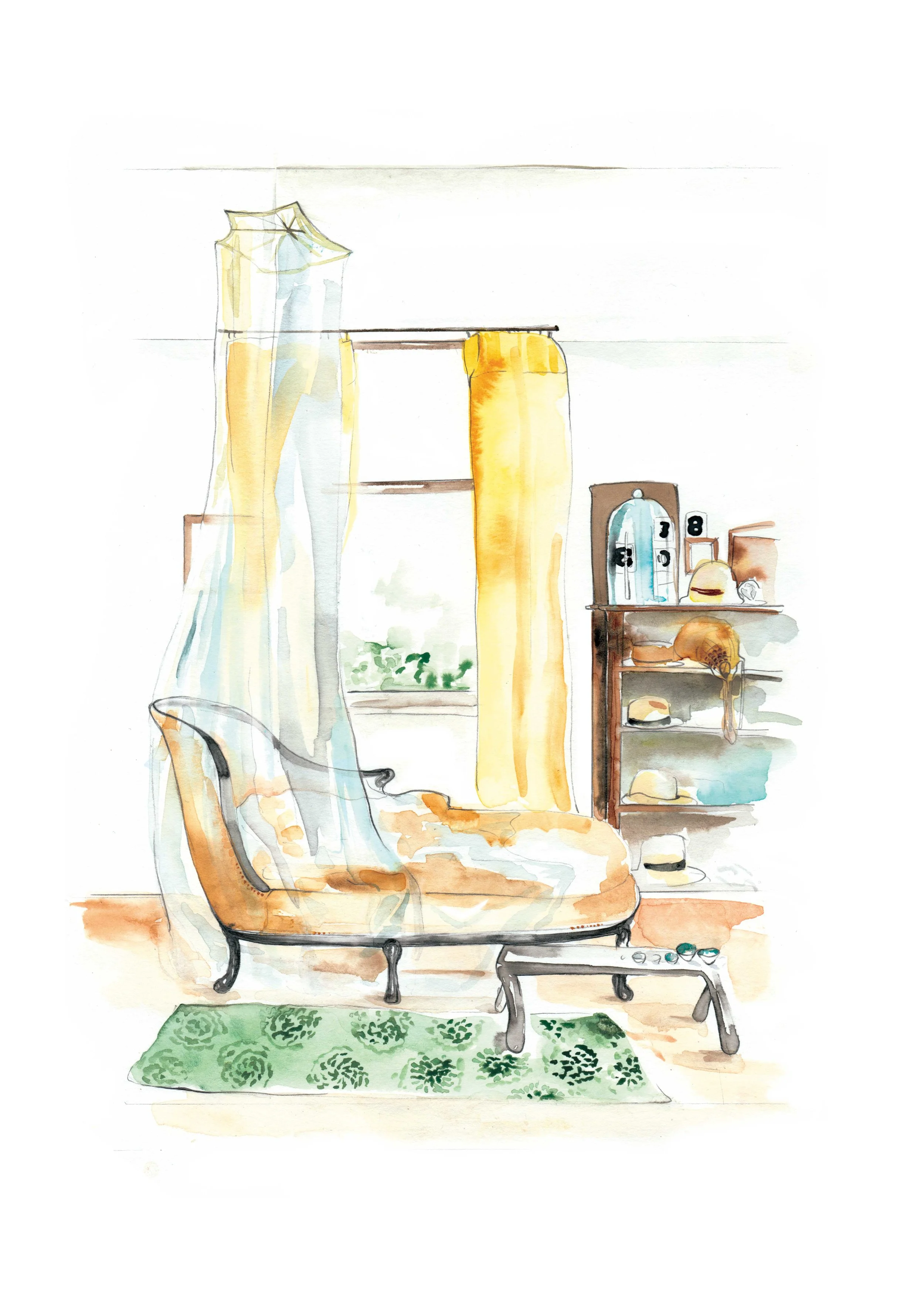 Quiet Places - 2019 Calendar  by Melbourne based artist & Illustrator Sarah Hankinson. 