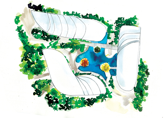 St Boulevard Property Development Marketing Illustration 