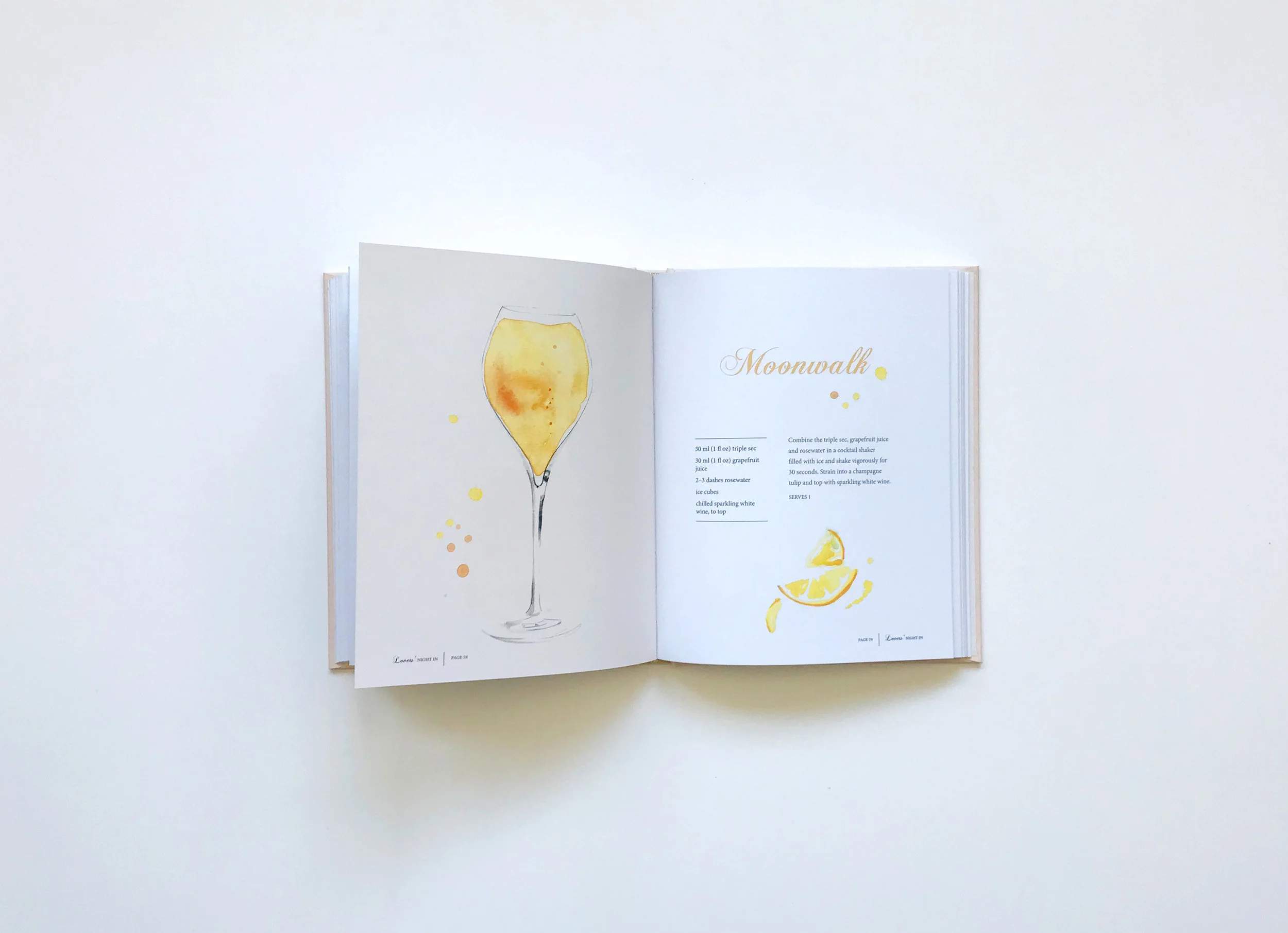 Spritz Fever Illustrated Cocktail Book by Melbourne based artist & Illustrator Sarah Hankinson