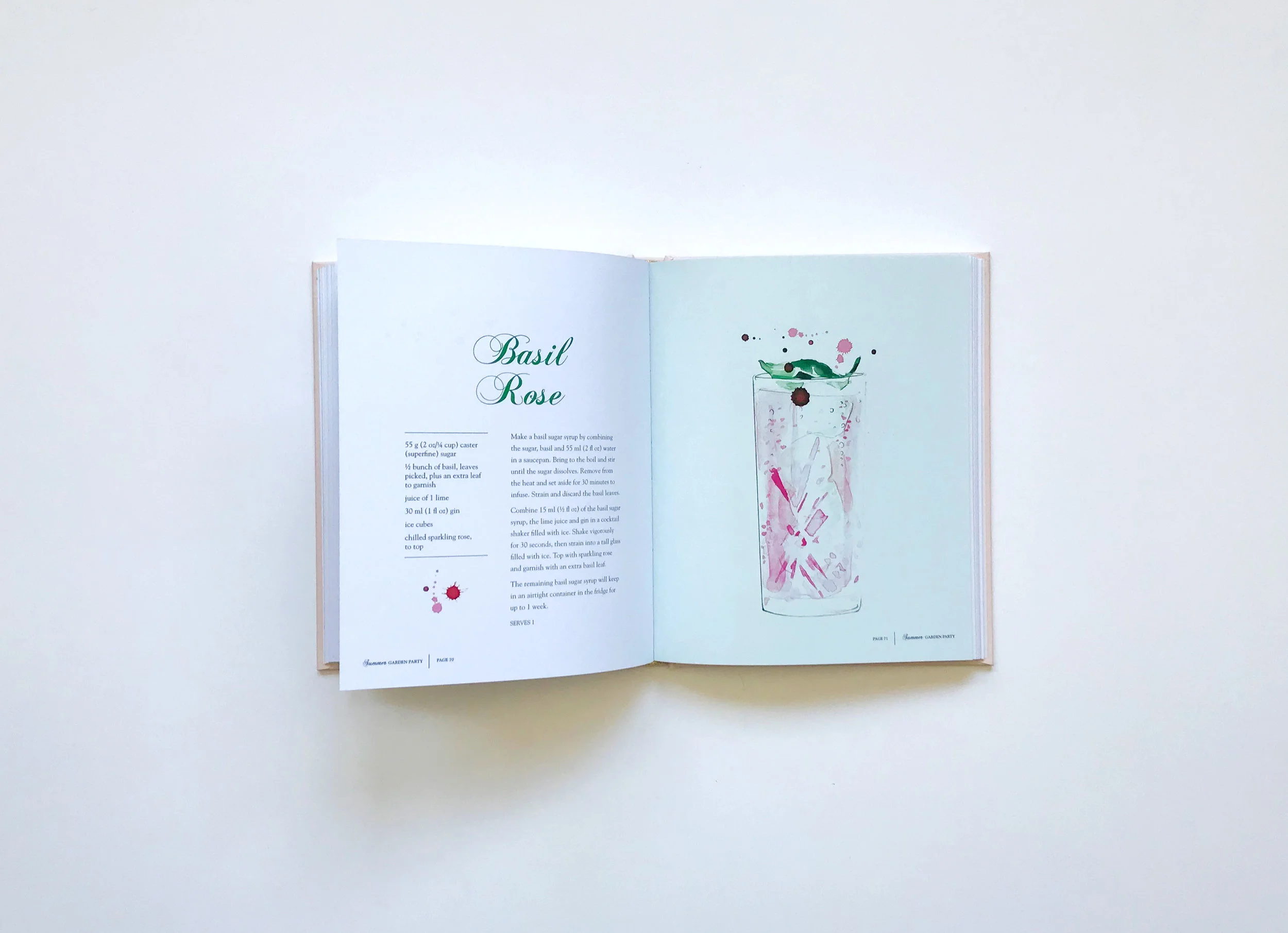 Spritz Fever Illustrated Cocktail Book by Melbourne based artist & Illustrator Sarah Hankinson