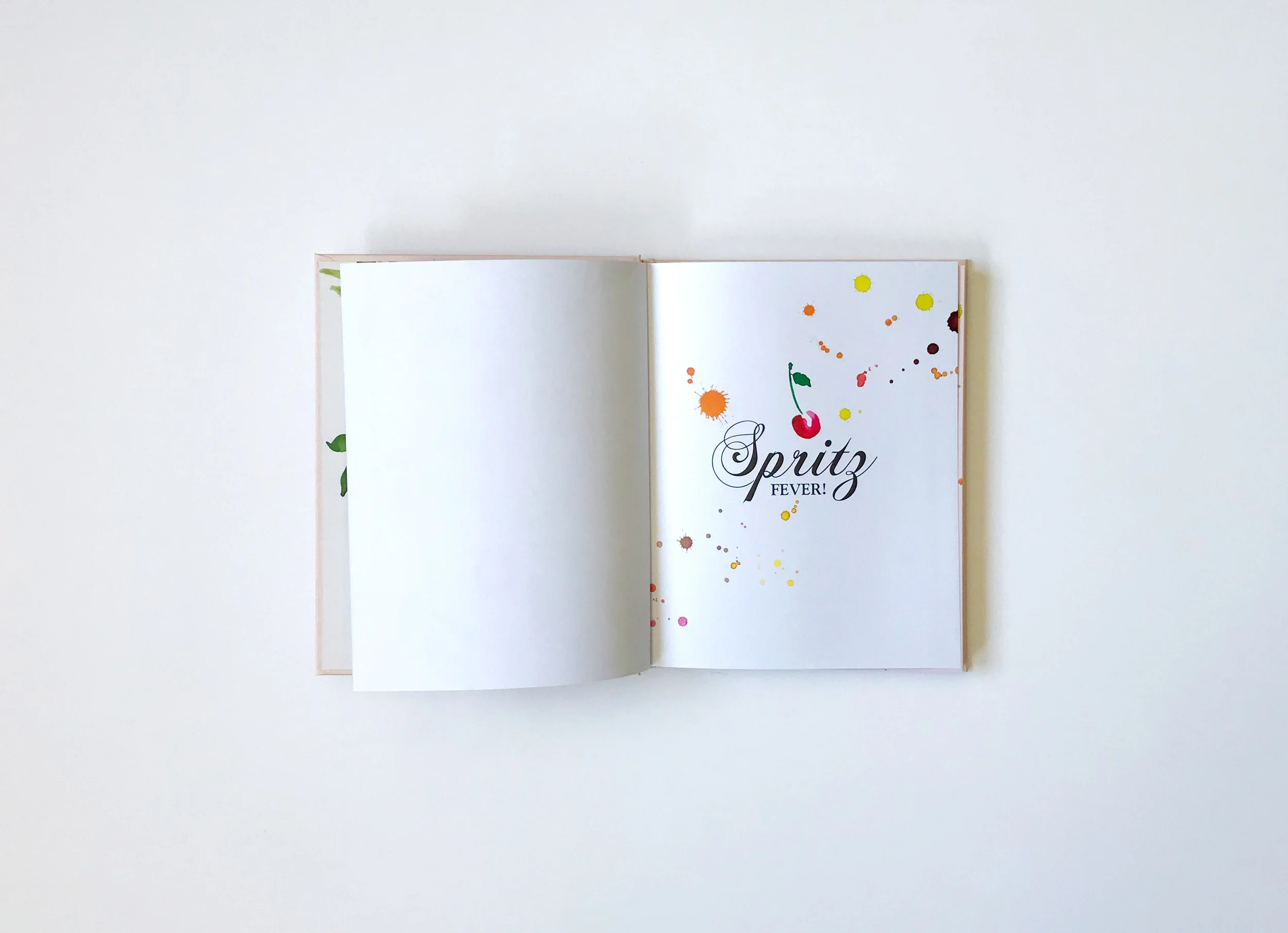 Spritz Fever Illustrated Cocktail Book by Melbourne based artist & Illustrator Sarah Hankinson