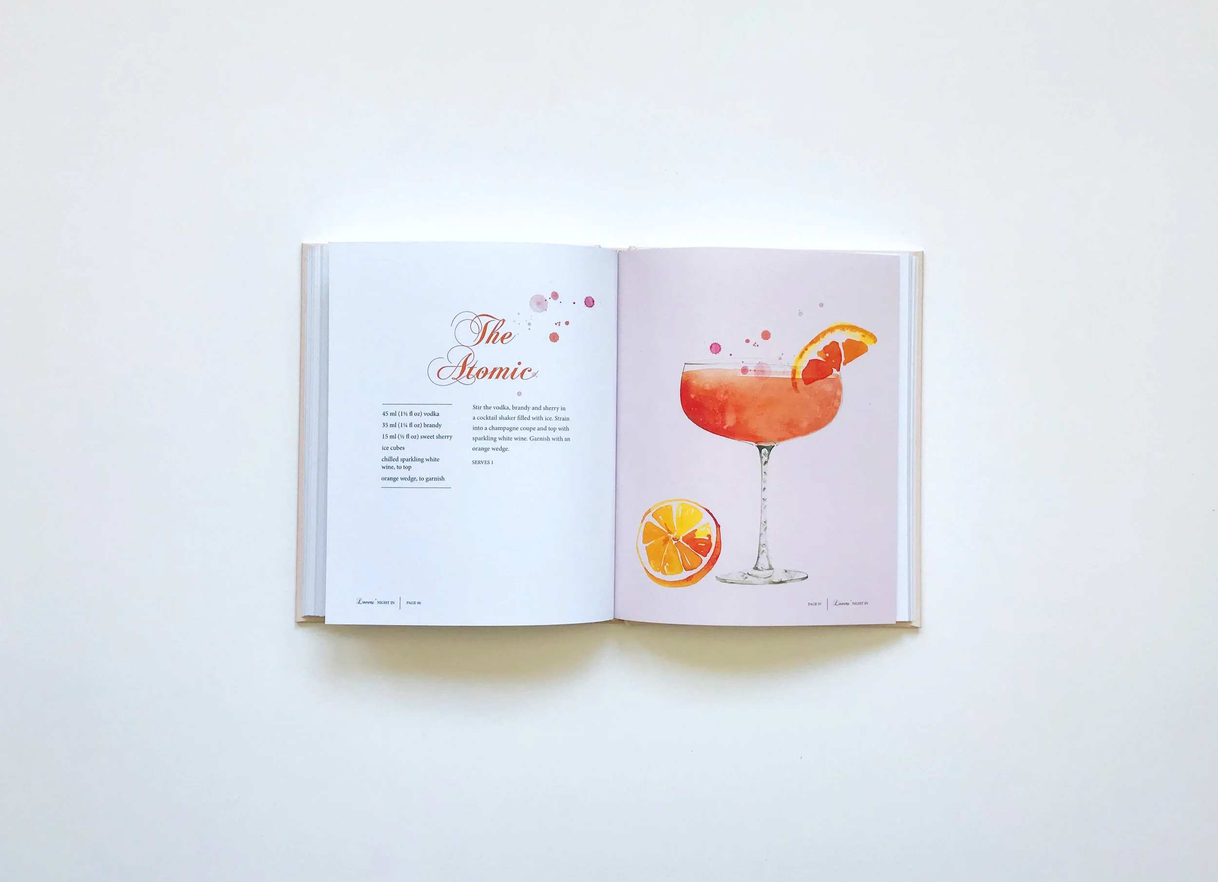 Spritz Fever Illustrated Cocktail Book by Melbourne based artist & Illustrator Sarah Hankinson