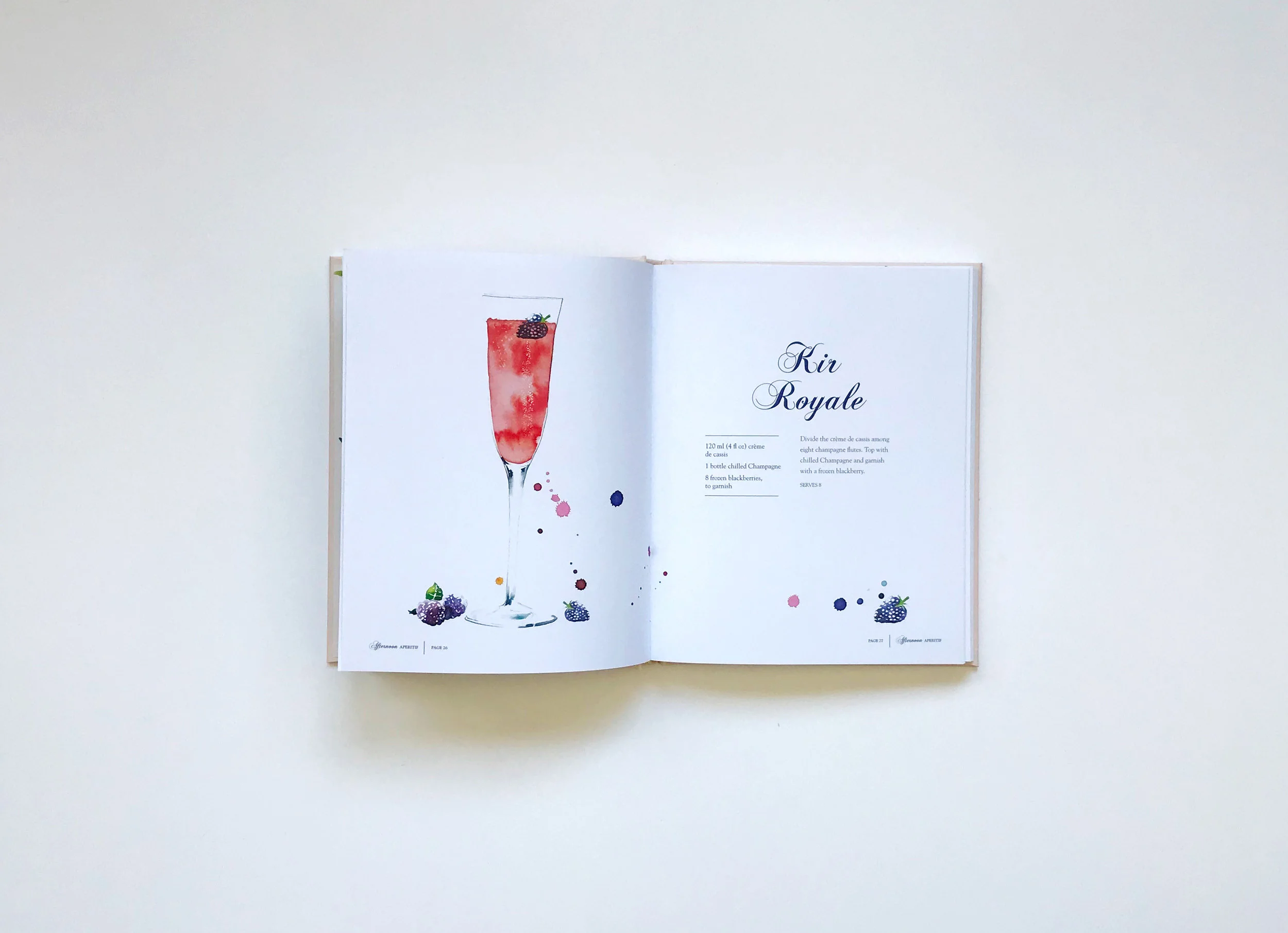 Spritz Fever Illustrated Cocktail Book by Melbourne based artist & Illustrator Sarah Hankinson