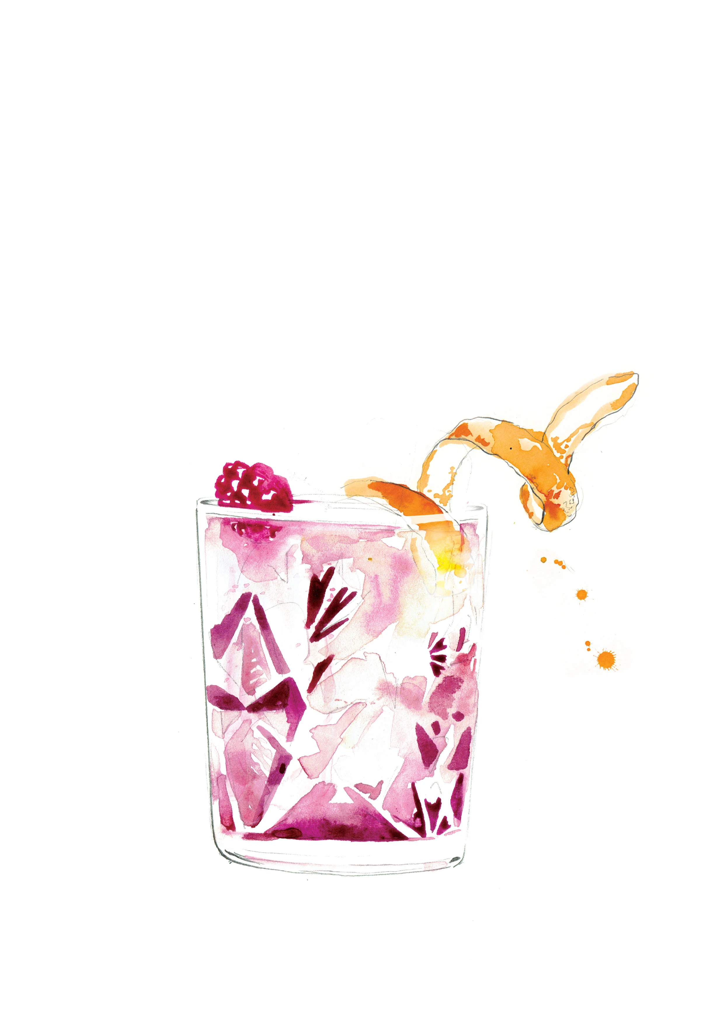 Spritz Fever Illustrated Cocktail Book by Melbourne based artist & Illustrator Sarah Hankinson