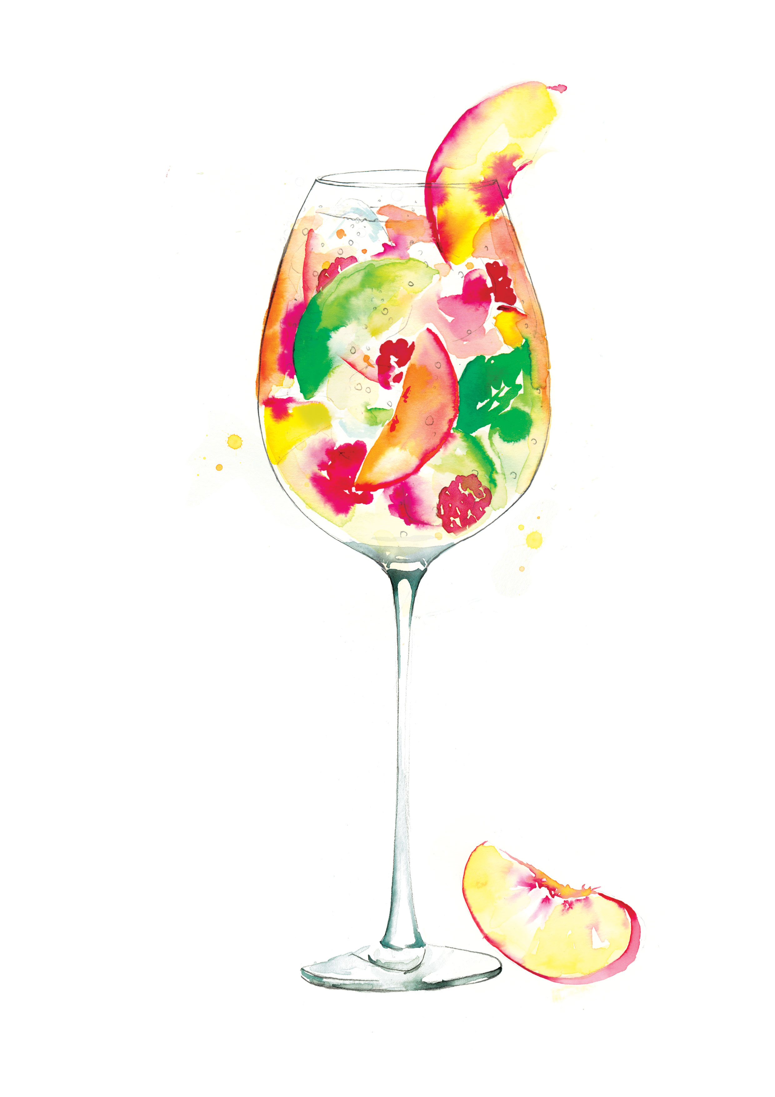 Spritz Fever Illustrated Cocktail Book by Melbourne based artist & Illustrator Sarah Hankinson