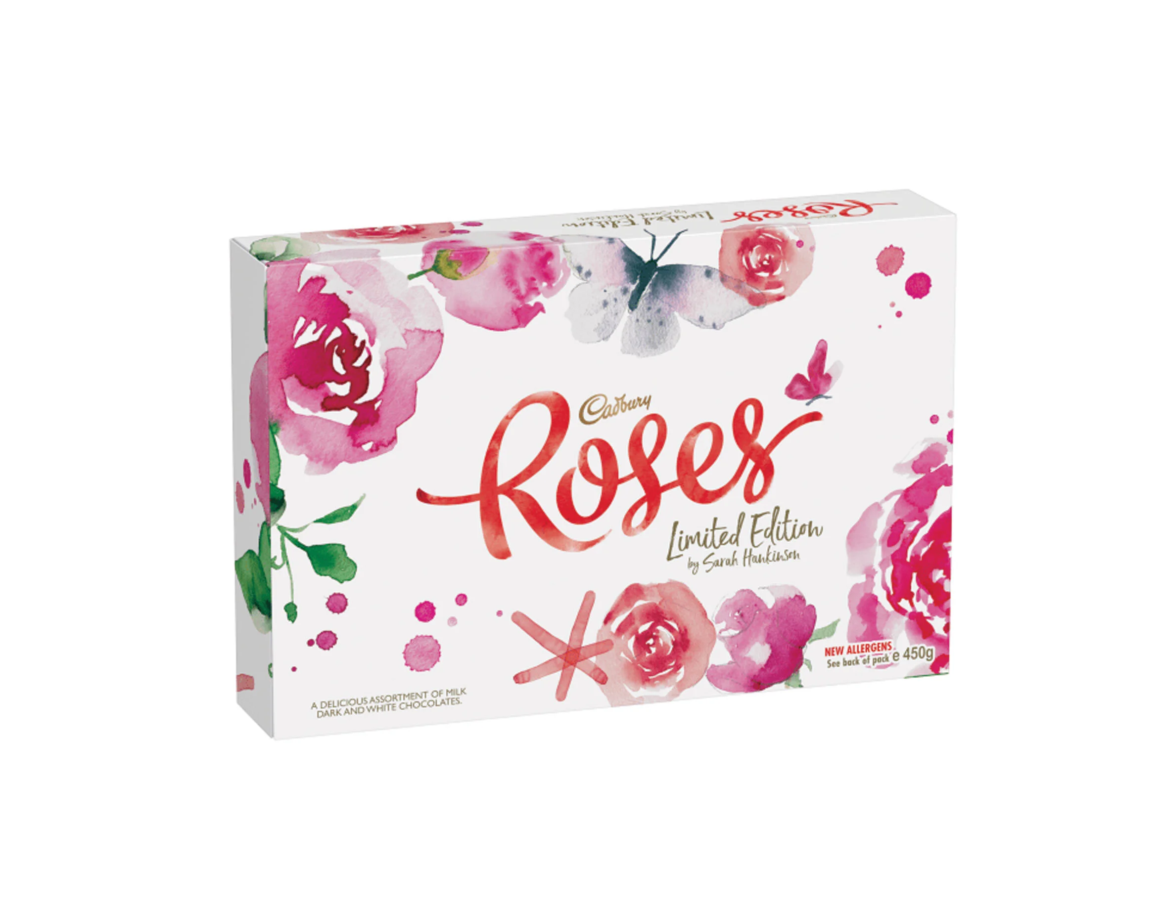 Cadbury Roses limited edition packaging illustrations by Melbourne based artist & Illustrator Sarah Hankinson. 