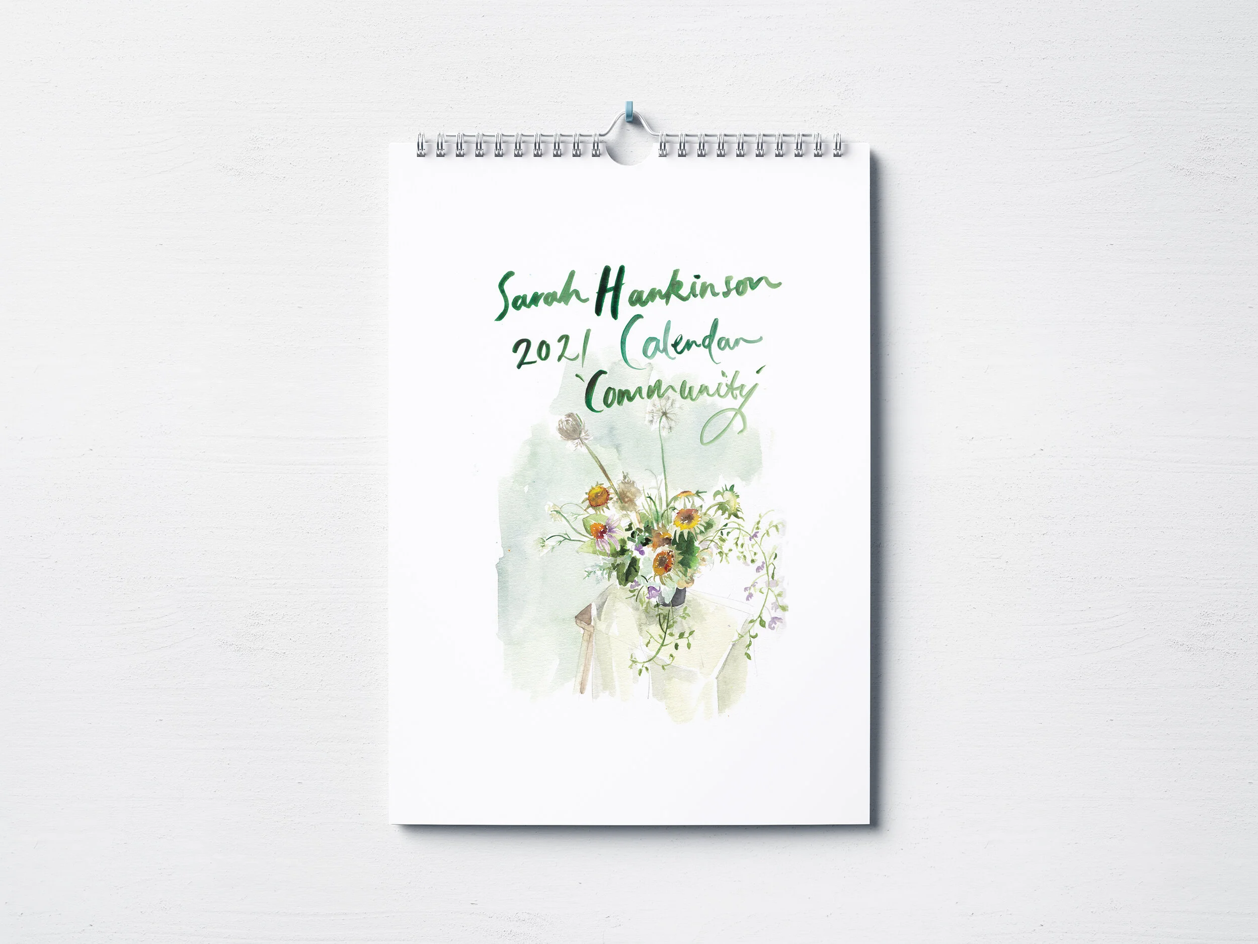 Community 2021 Art Calendar — Sarah Hankinson Melbourne Art and