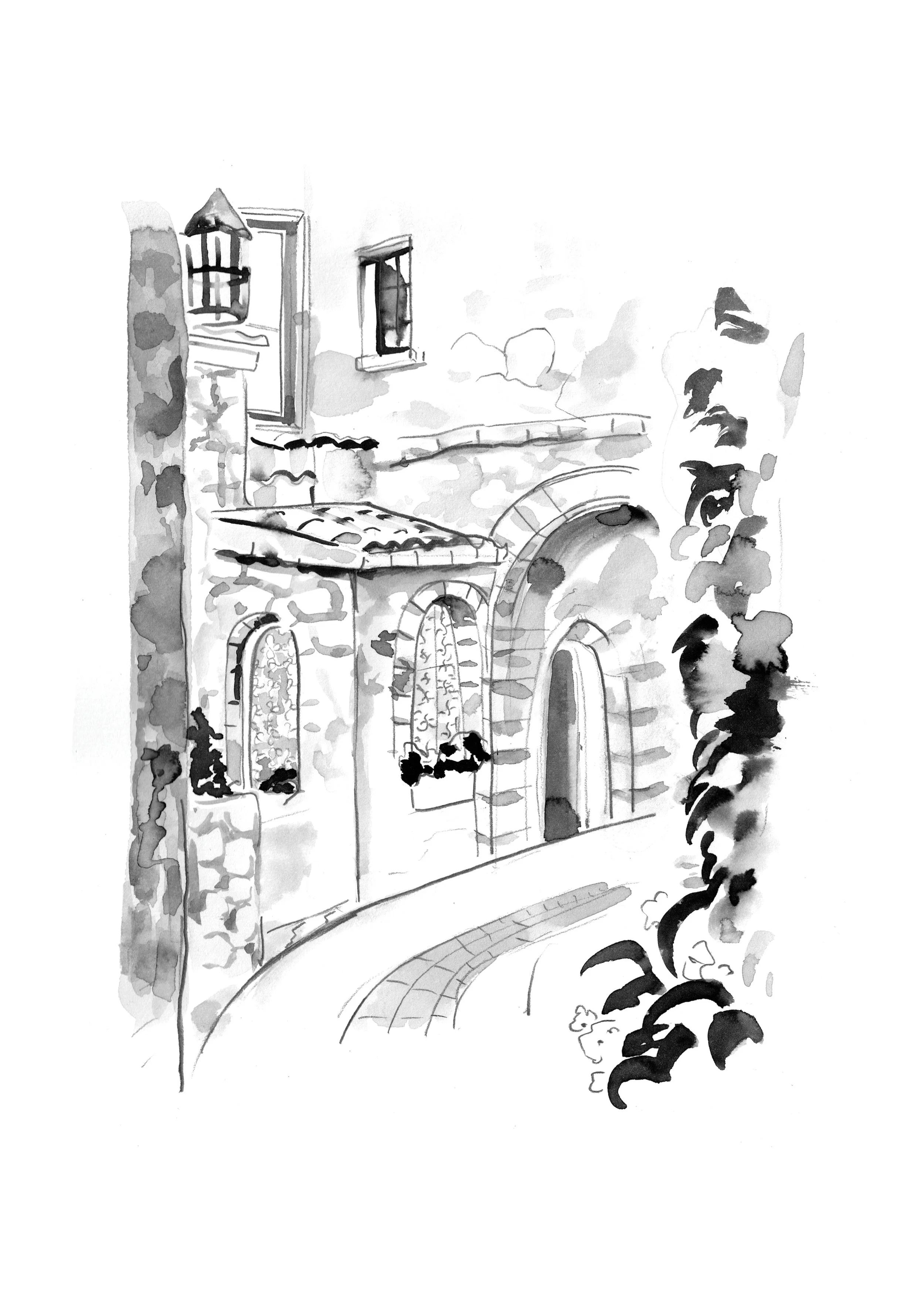 Illustrations for a Hong Kong based restaurant & bar by Melbourne based artist & Illustrator Sarah Hankinson. 