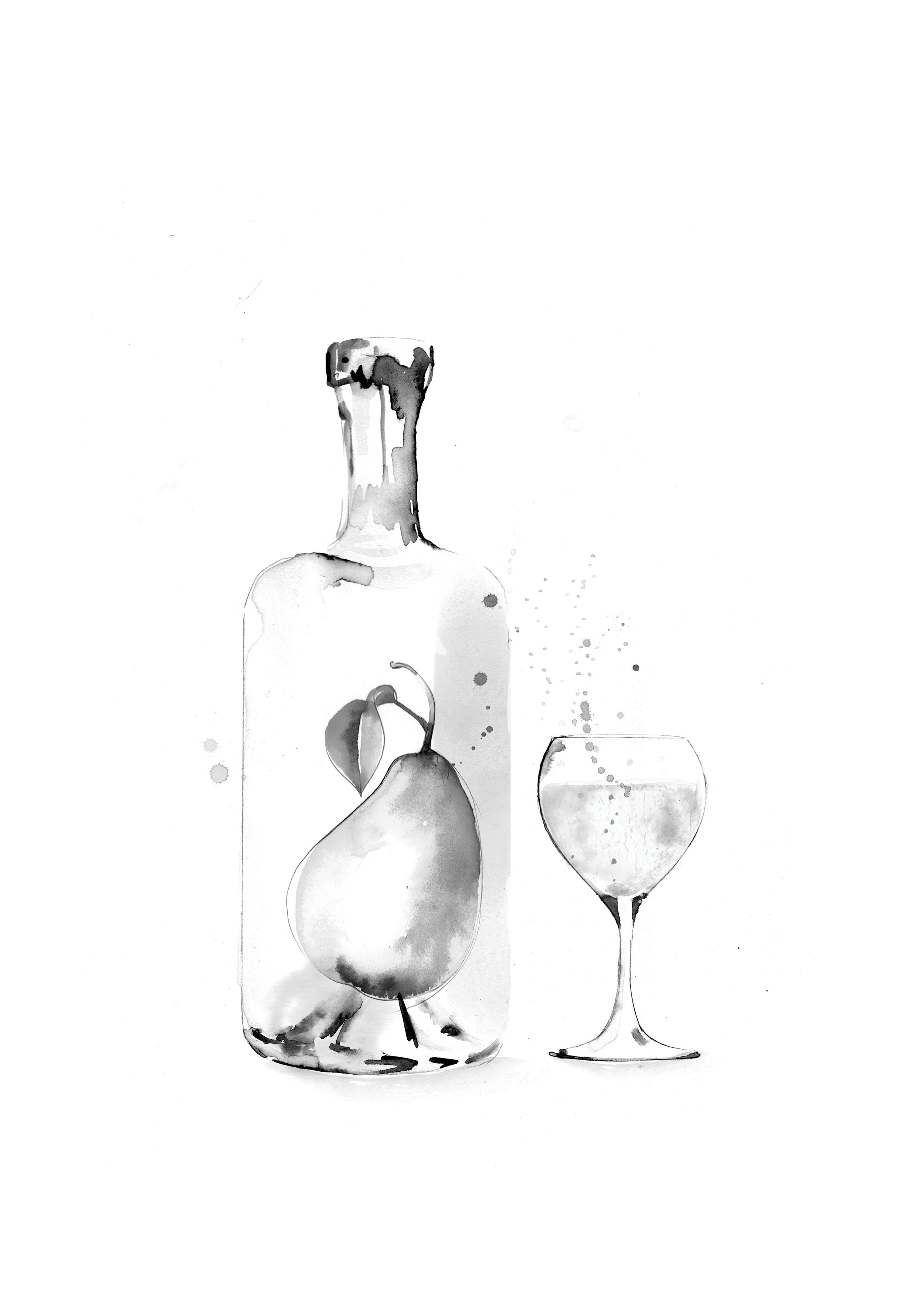 Illustrations for a Hong Kong based restaurant & bar by Melbourne based artist & Illustrator Sarah Hankinson. 