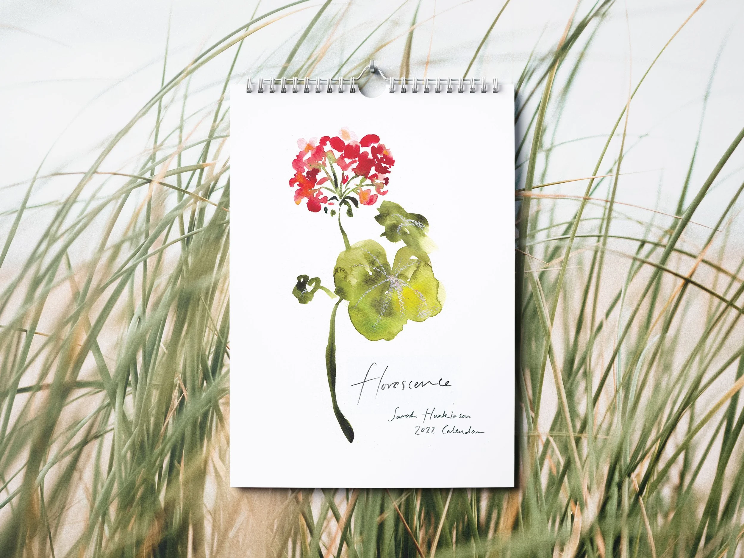 Florescence - 2022 Calendar by Melbourne based artist & Illustrator Sarah Hankinson. 