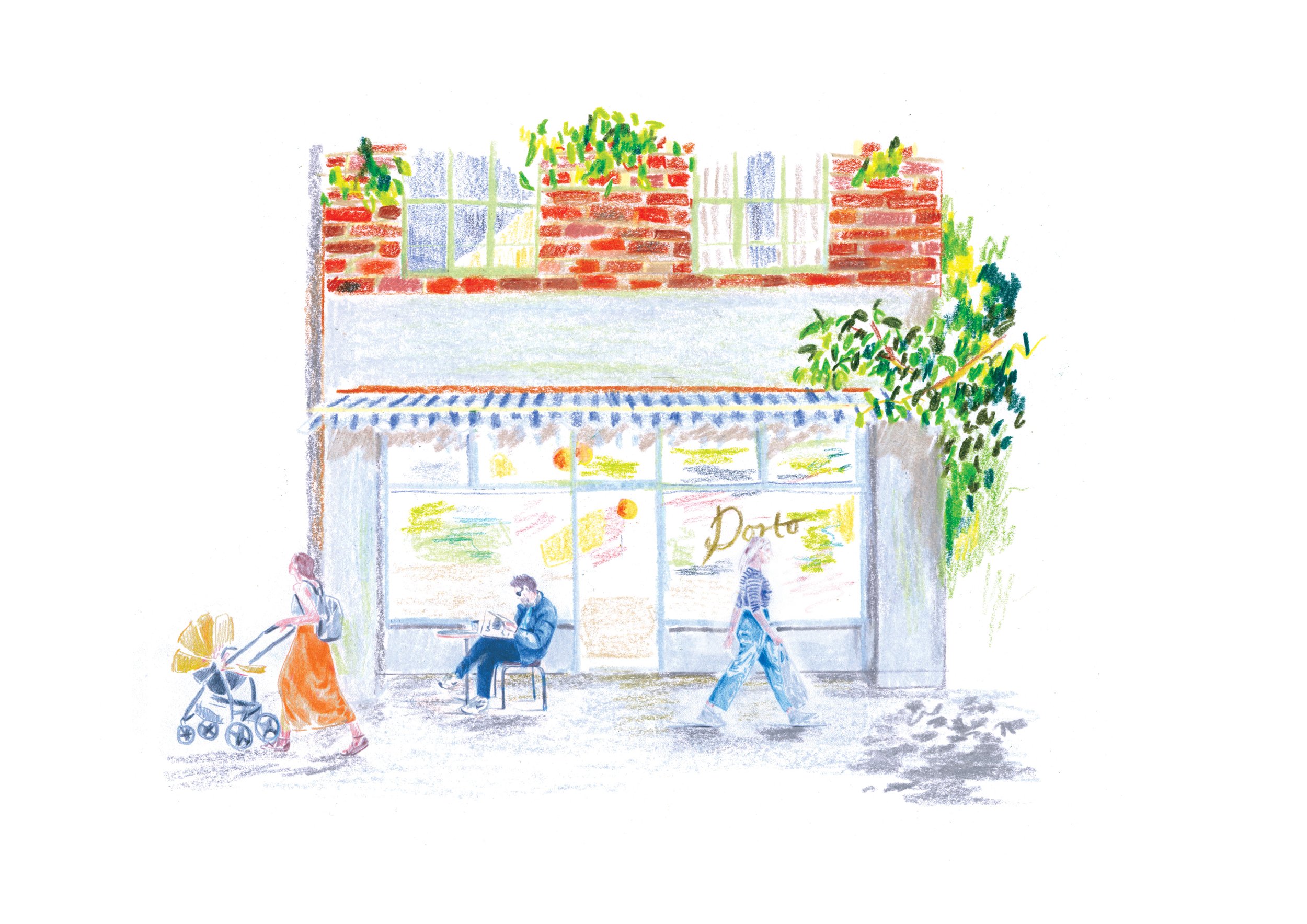 Cafe Illustration 