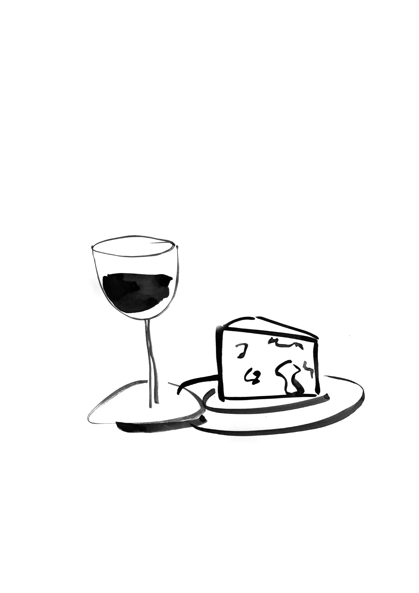 Black and white illustrations for Ramble On books website and social media by Sarah Hankinson