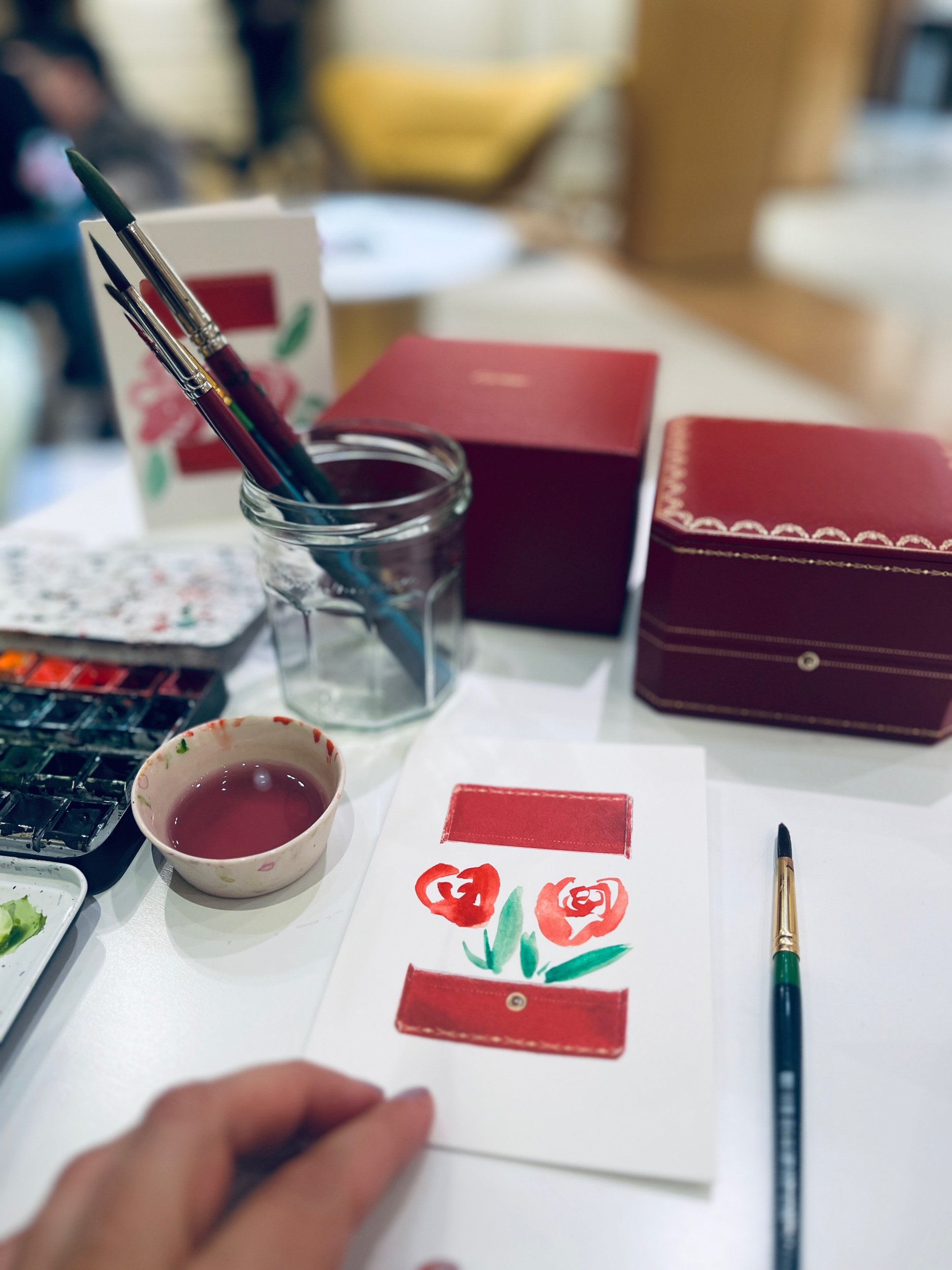 Live art activation for Cartier through The Calligraphy Co.