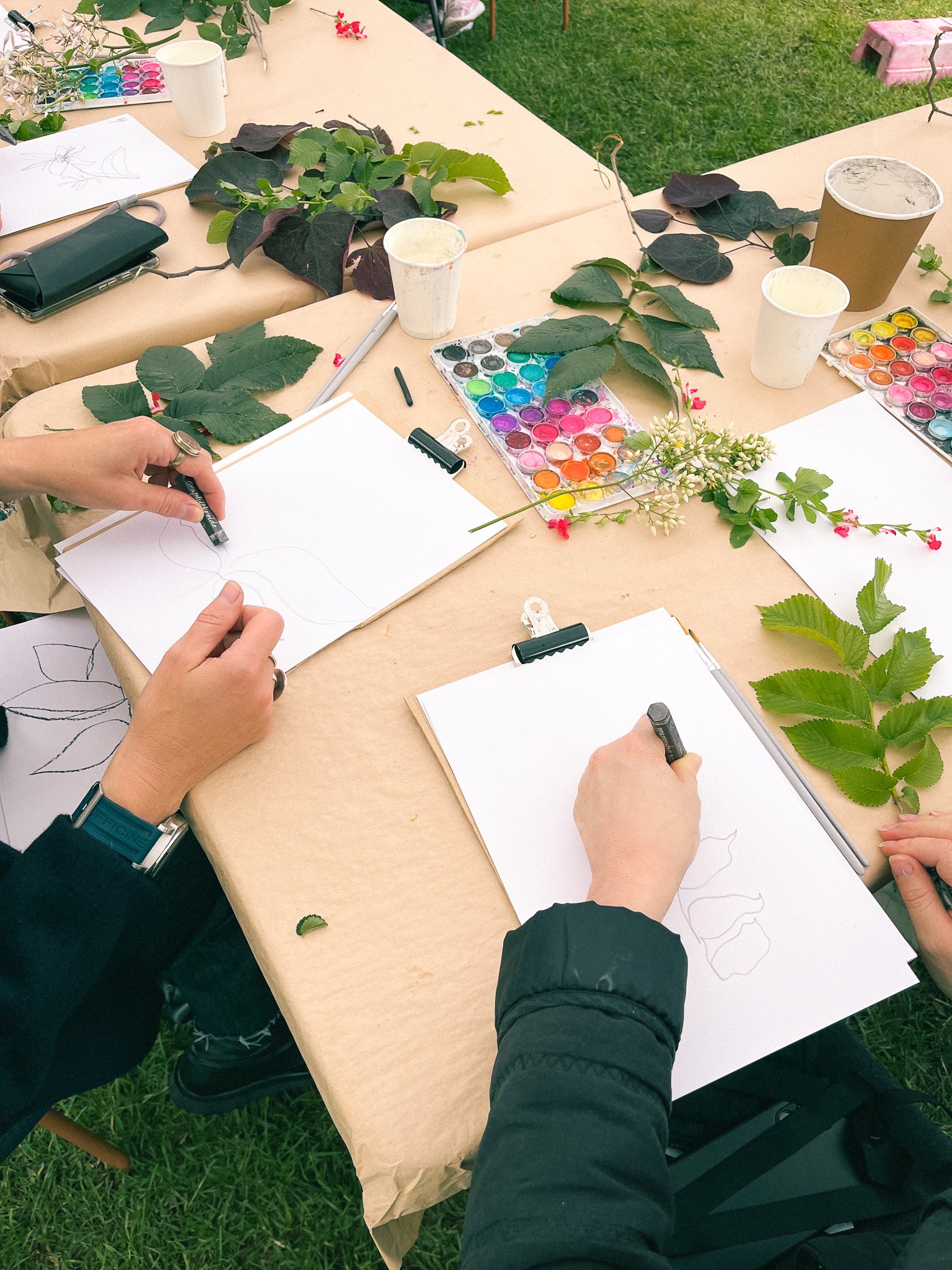 Sarah Hankinson The Big Draw Nature Art Community Art Event3.jpg