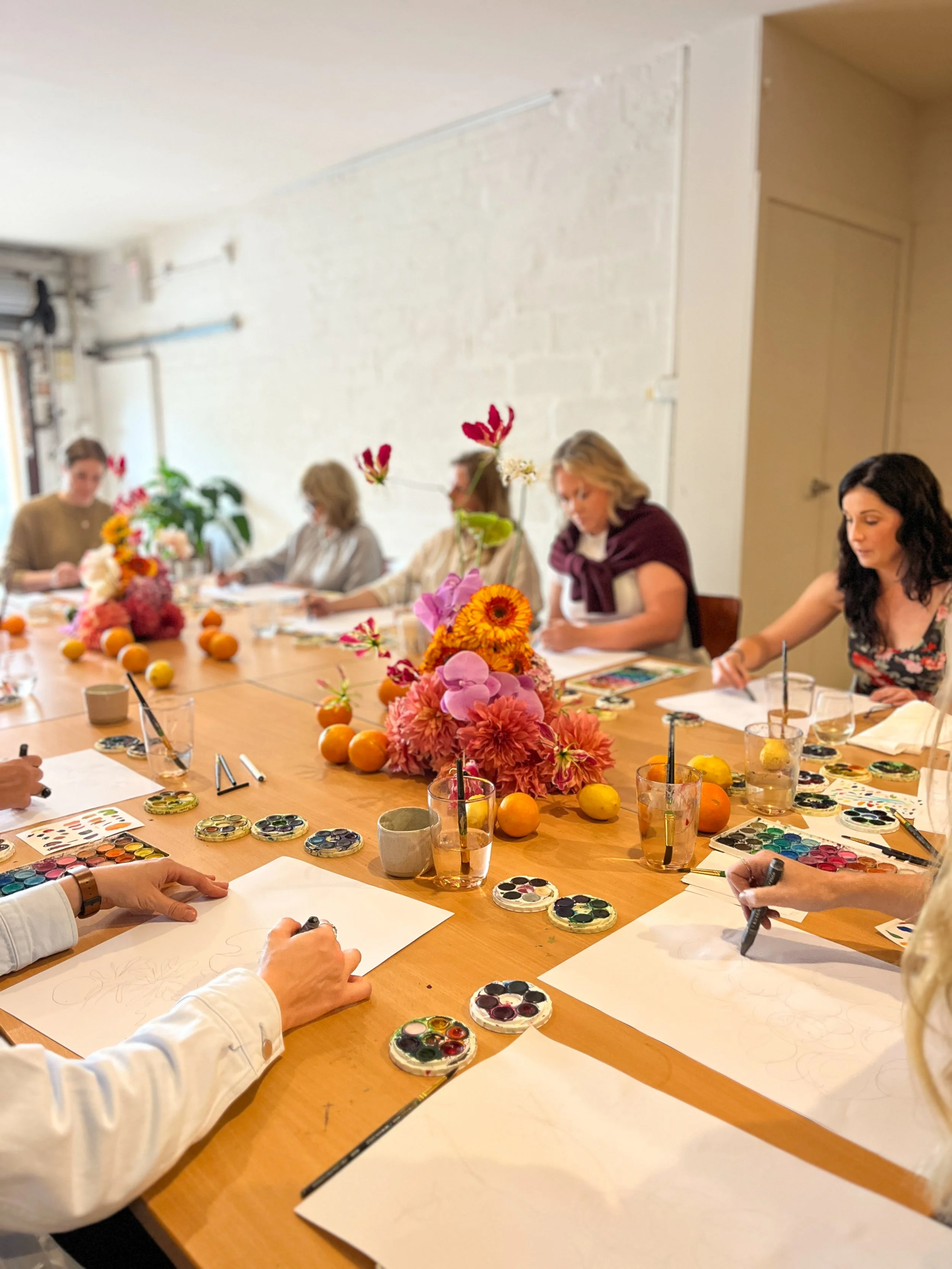 Sarah Hankinson_watercolour_Drawing Art Class Botanical Incursion Workshop27.jpg