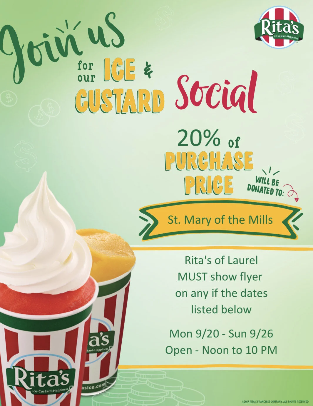 Rita's Fundraiser
