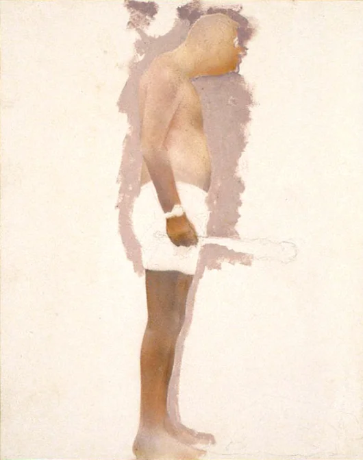 Cro-Magnon Oil, polymer emulsion and pencil on panel 10 x 8 inches 2005