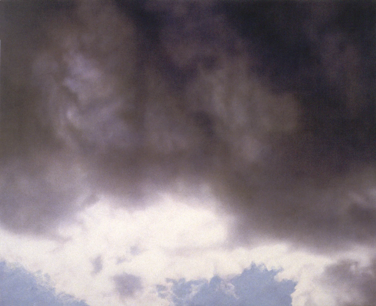 Cloud (4) Polymer emulsion on honeycomb panel 34 x 42 1/2 inches 2003