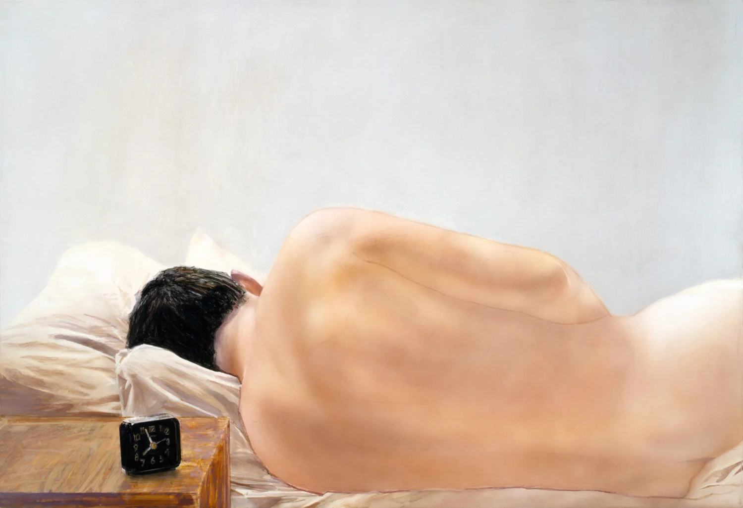 Asleep Casein and polymer emulsion on honeycomb panel 24 x 35 1/2 inches 2000