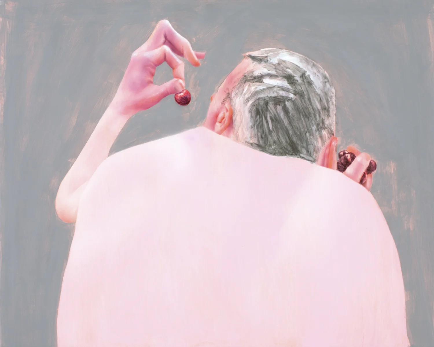 Two-Fisted Polymer emulsion on honeycomb panel 19 x 23 3/4 inches 2014