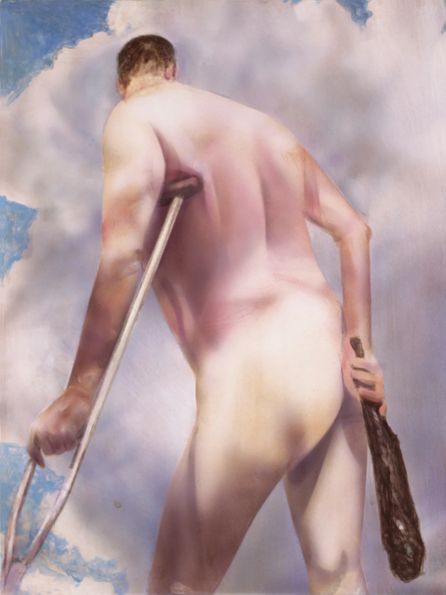 Antique Polymer emulsion on panel 16 x 12 inches 2010