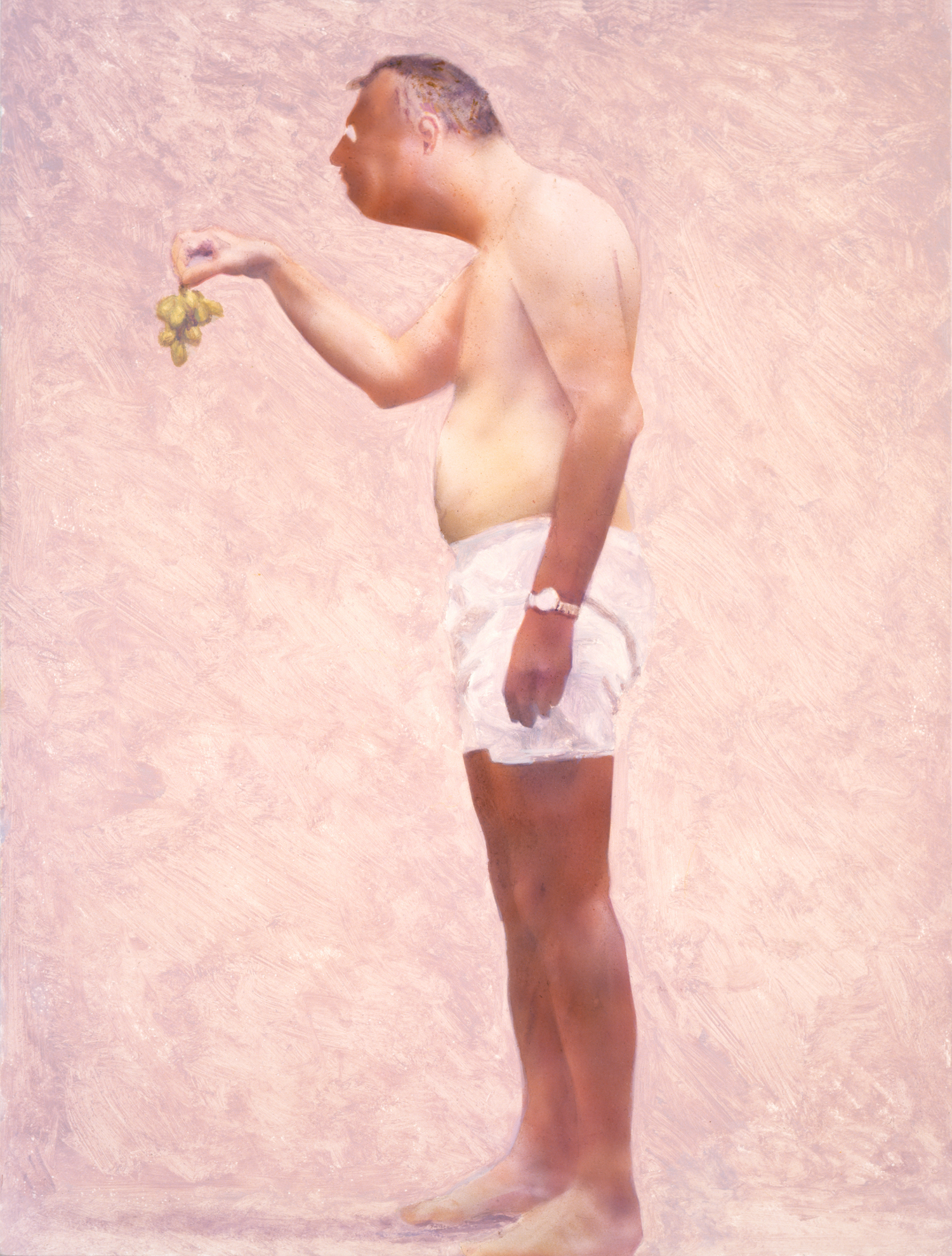 Bacchus Oil and polymer emulsion on honeycomb panel 20 x 16 inches 2005