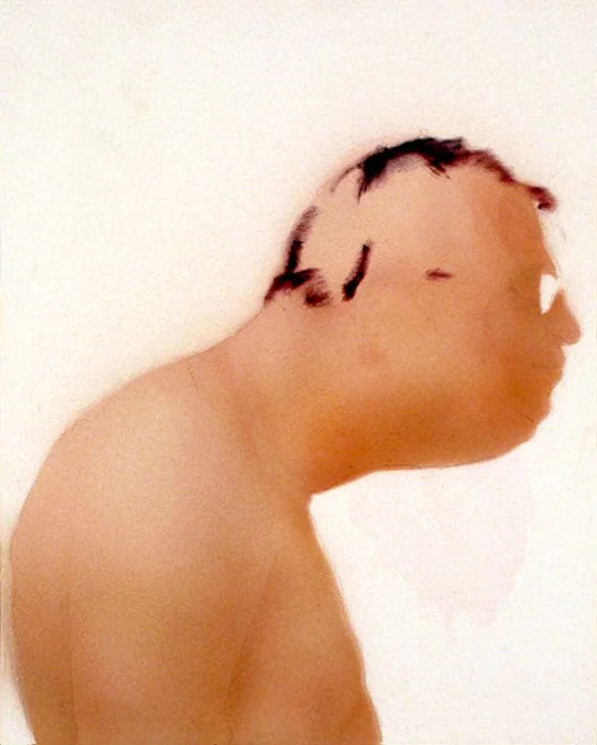 Portrait Polymer emulsion on panel 10 x 8 inches 2005