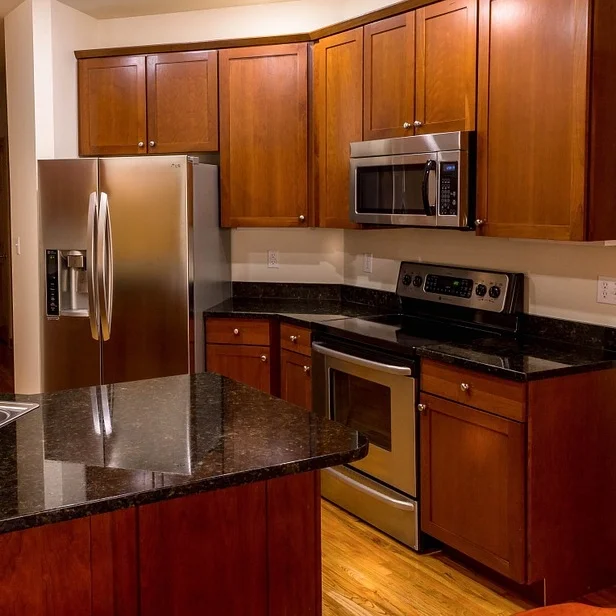 Crumbs on dark colored granite are incredibly hard to see.