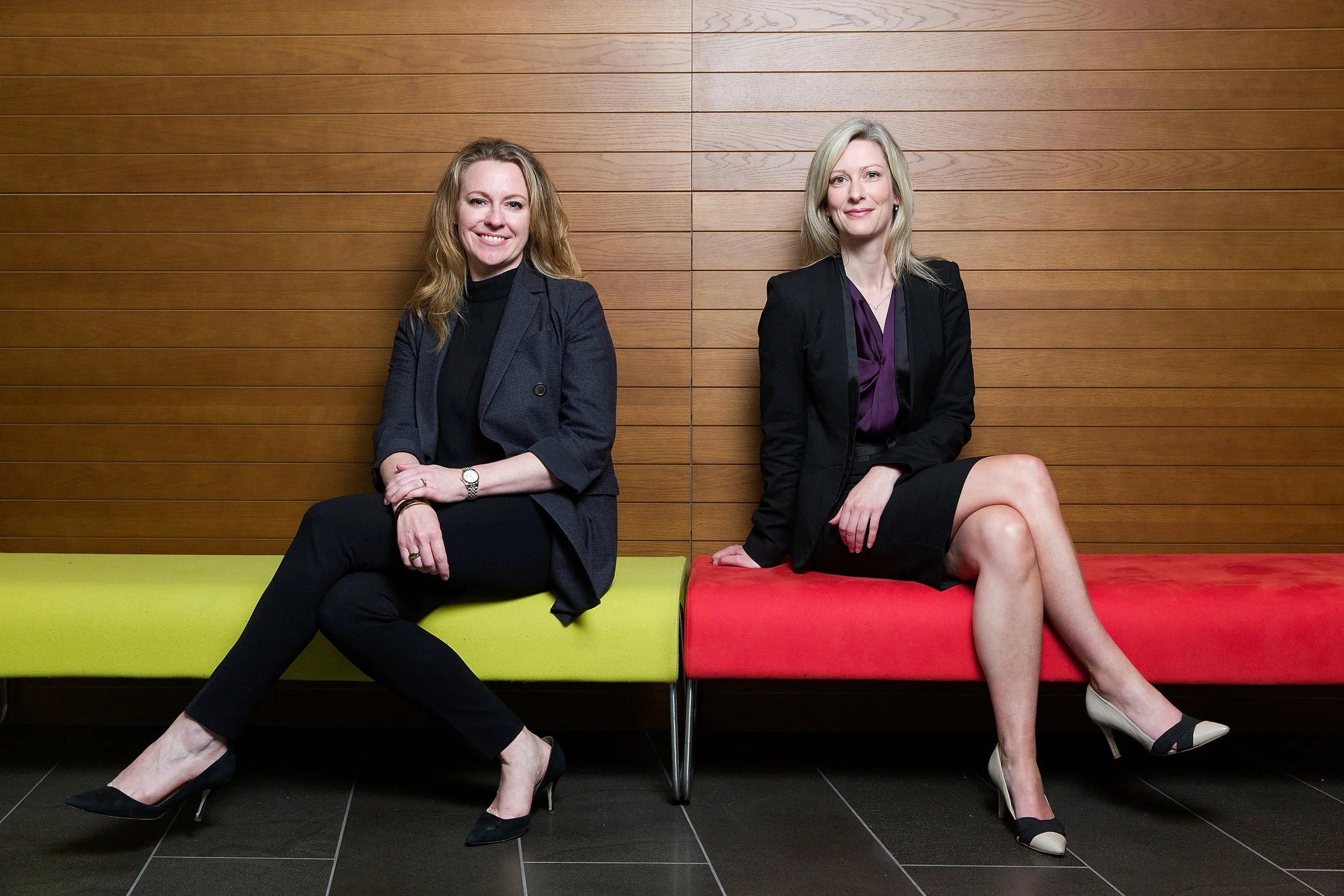  Bellamy's Organic CEO Laura McBain and CFO Shona Ollington. 