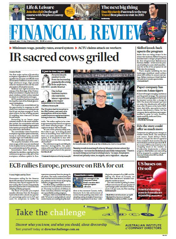 PJeffers - AFR Page 1, 23 Jan.JPG