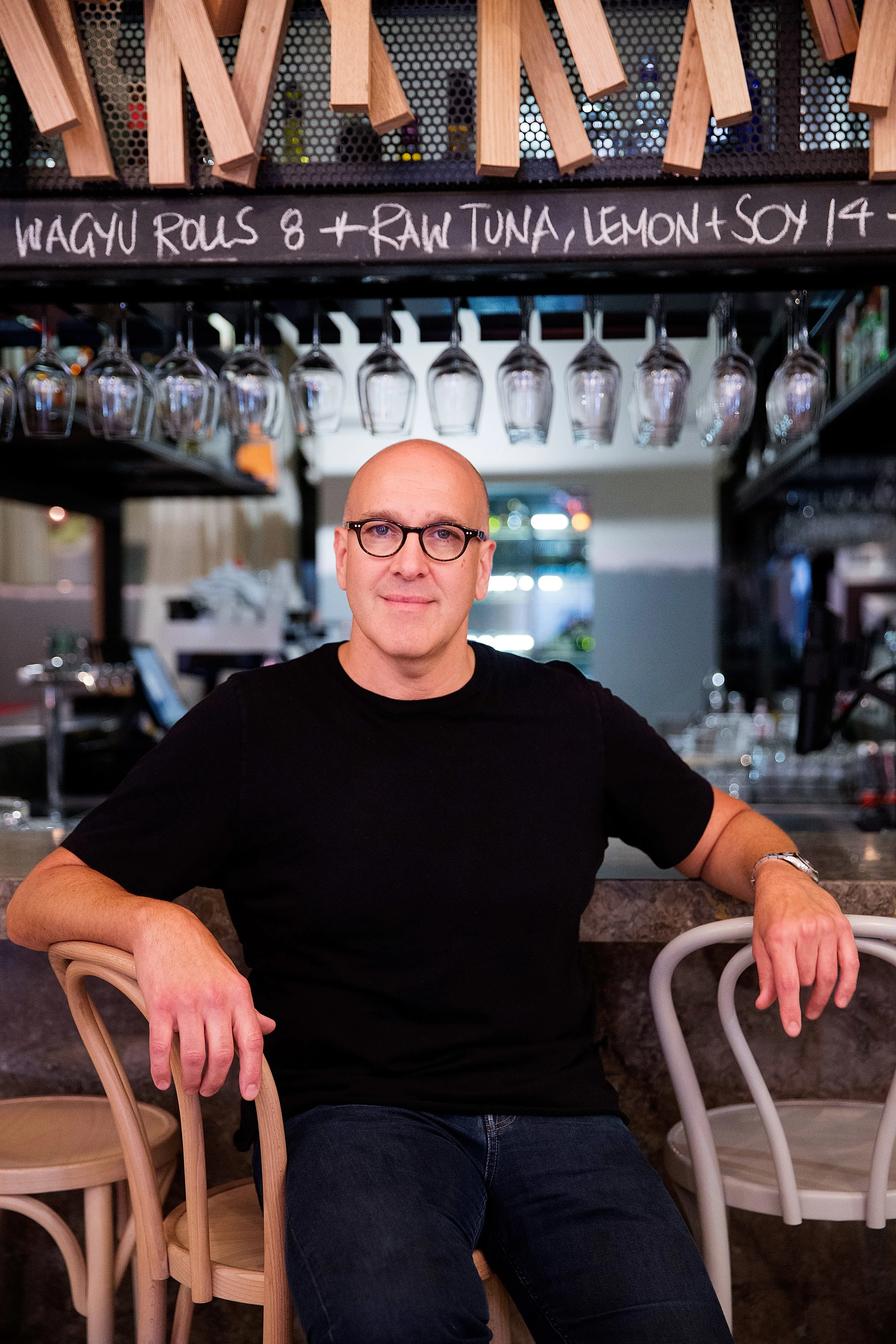 Stokehouse City restaurant general manager Anthony Mussara is concerned that the cost of paying staff penalty rates on public holidays is making it difficult for businesses to open. Photograph for The Australian Financial Review. 