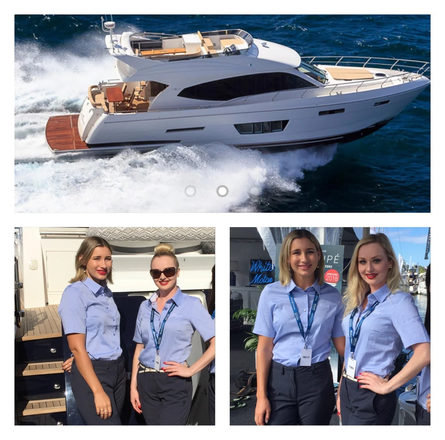      

 
   Hi Jane  I would like to express my absolute appreciation for providing Alex and Riley for the Sanctuary Cove Boat Show. Both girls were brilliant. They exceeded my expectations in every area. They were customer focused, motivated, proact