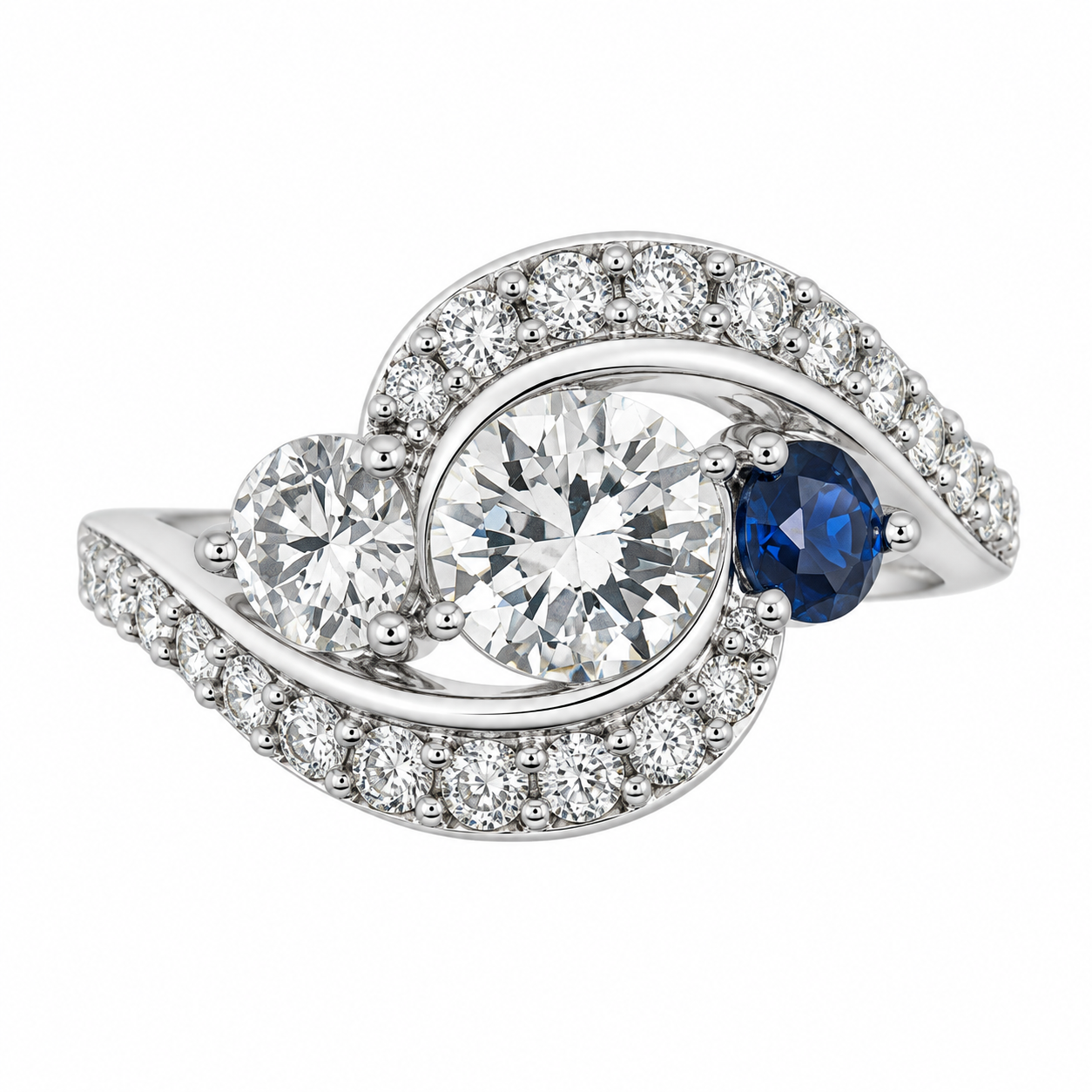 Celestine_Diamond Ring with Sapphire_Front_View.png