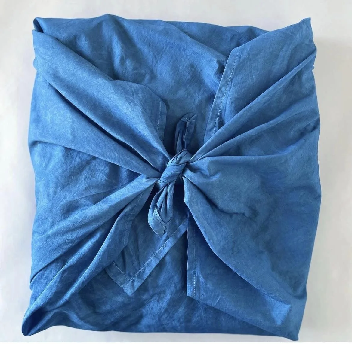 hougetsu リネン藍染ワンピース