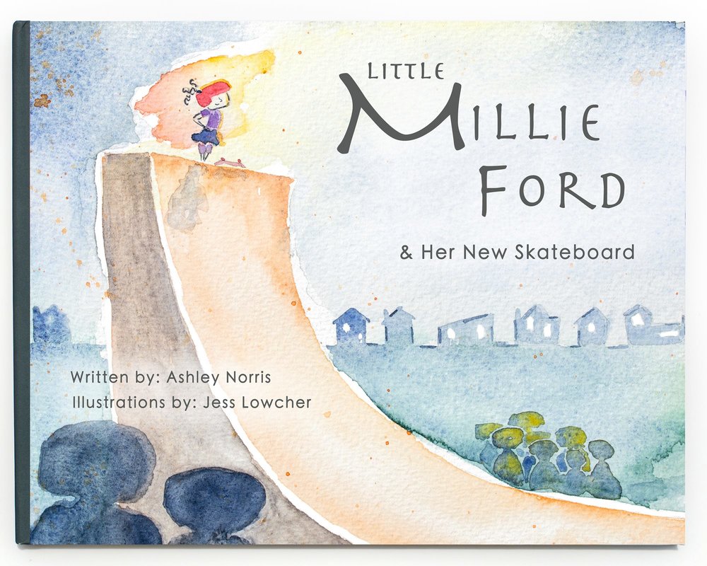 Little-Millie-Ford-and-Her-New-Skateboard-kid's-book