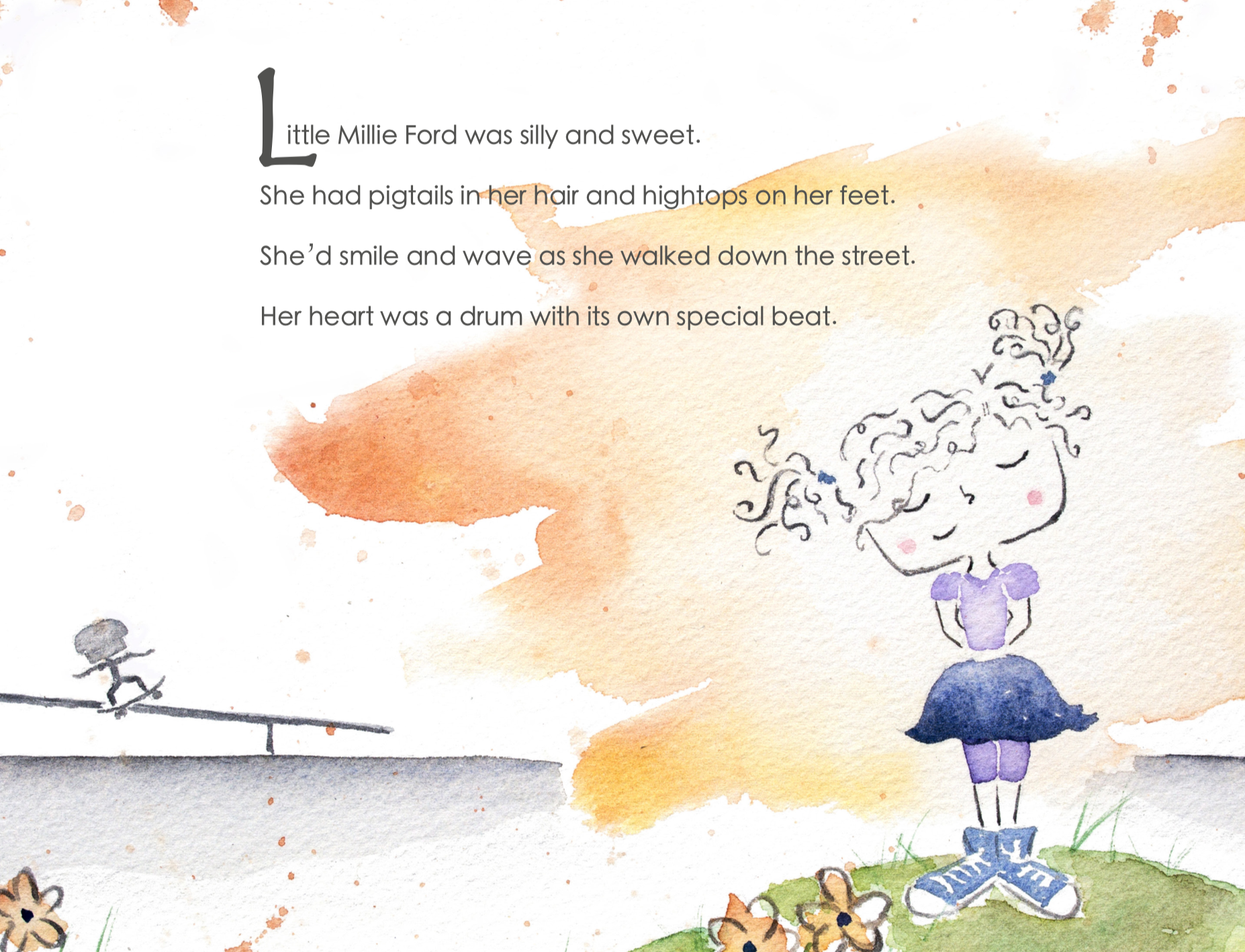 Little-Millie-Ford-and-Her-New-Skateboard-children's-book