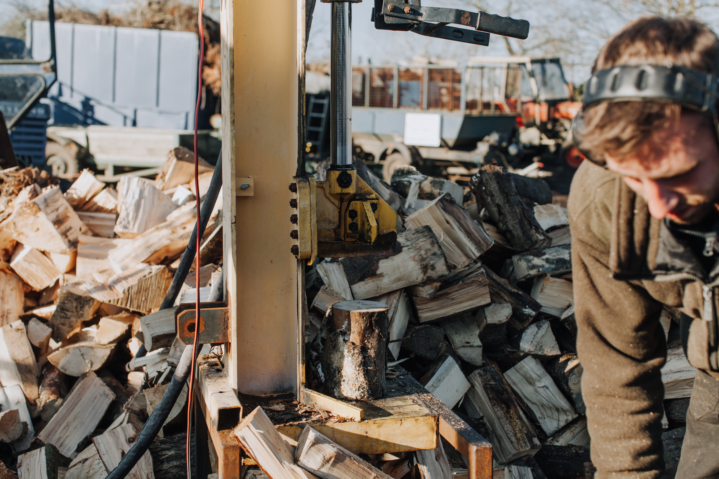 Log splitting services 